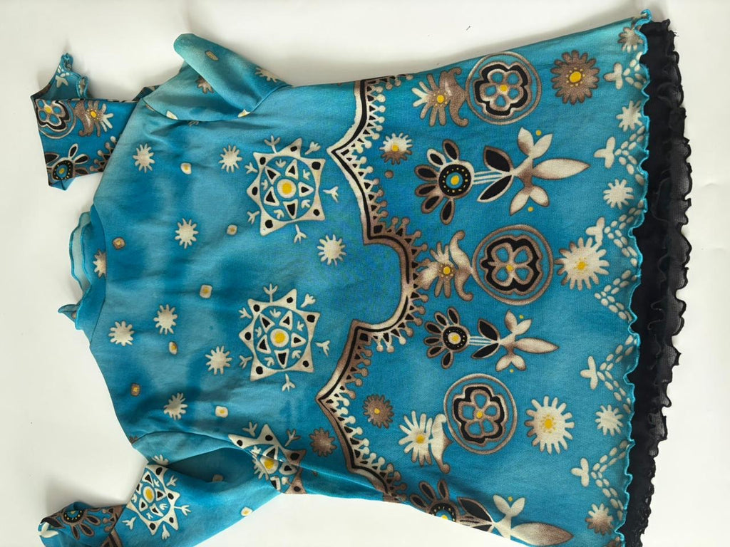 I yang full sleeved blue top(36-38 inch)