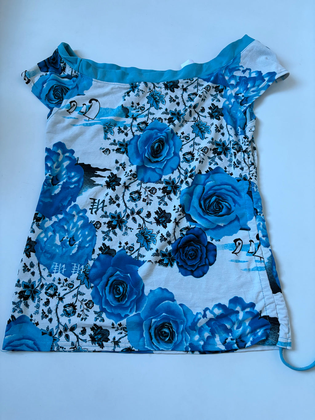 Kiah rose blue top(30-34inch)