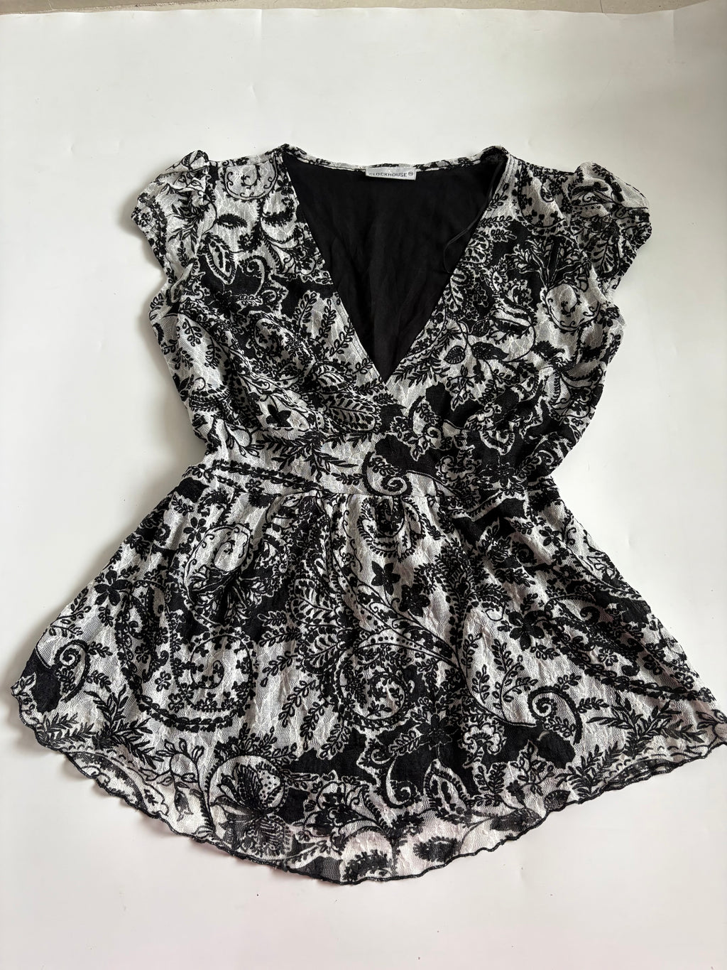 clock house v neck top (40-42inch)