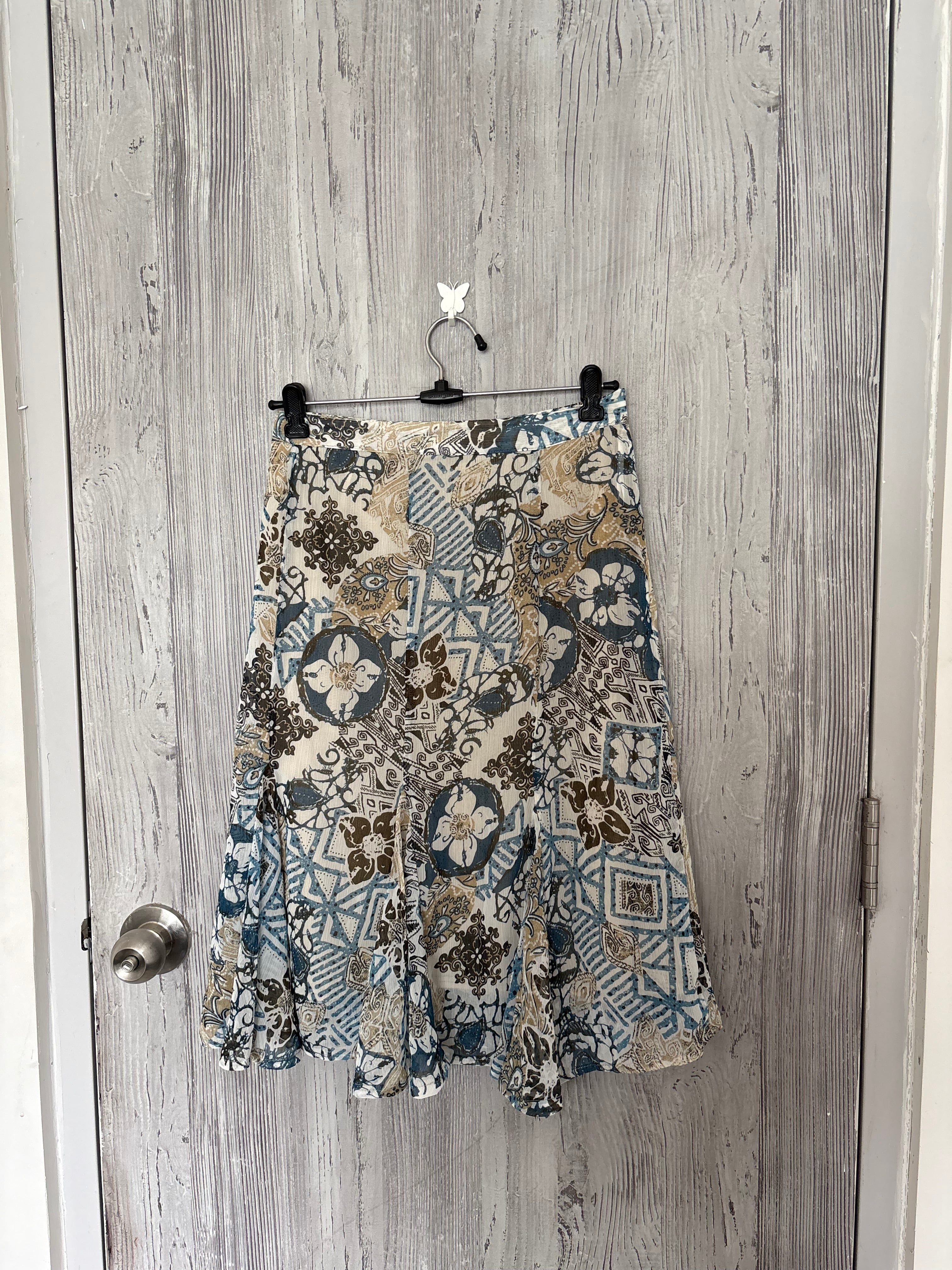 Gina Laura printed flare skirt(33inch)