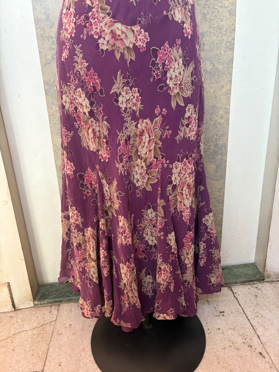 violet dyer violet floral dress(40-44 inch)