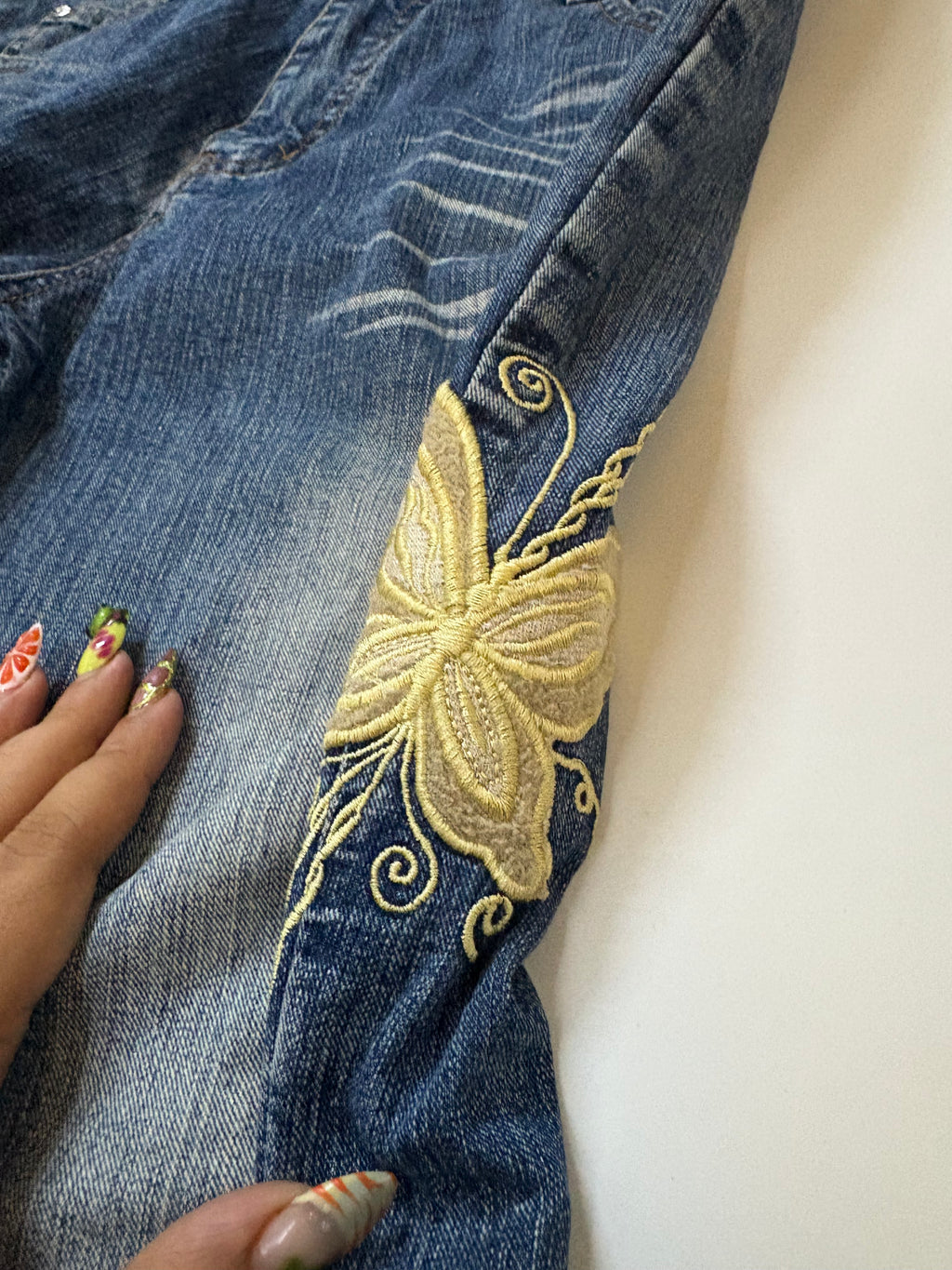 butterfly high rise jeans (34inch)