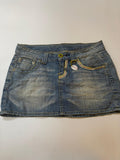 Rainbow stripped mini skirt(32 inch)