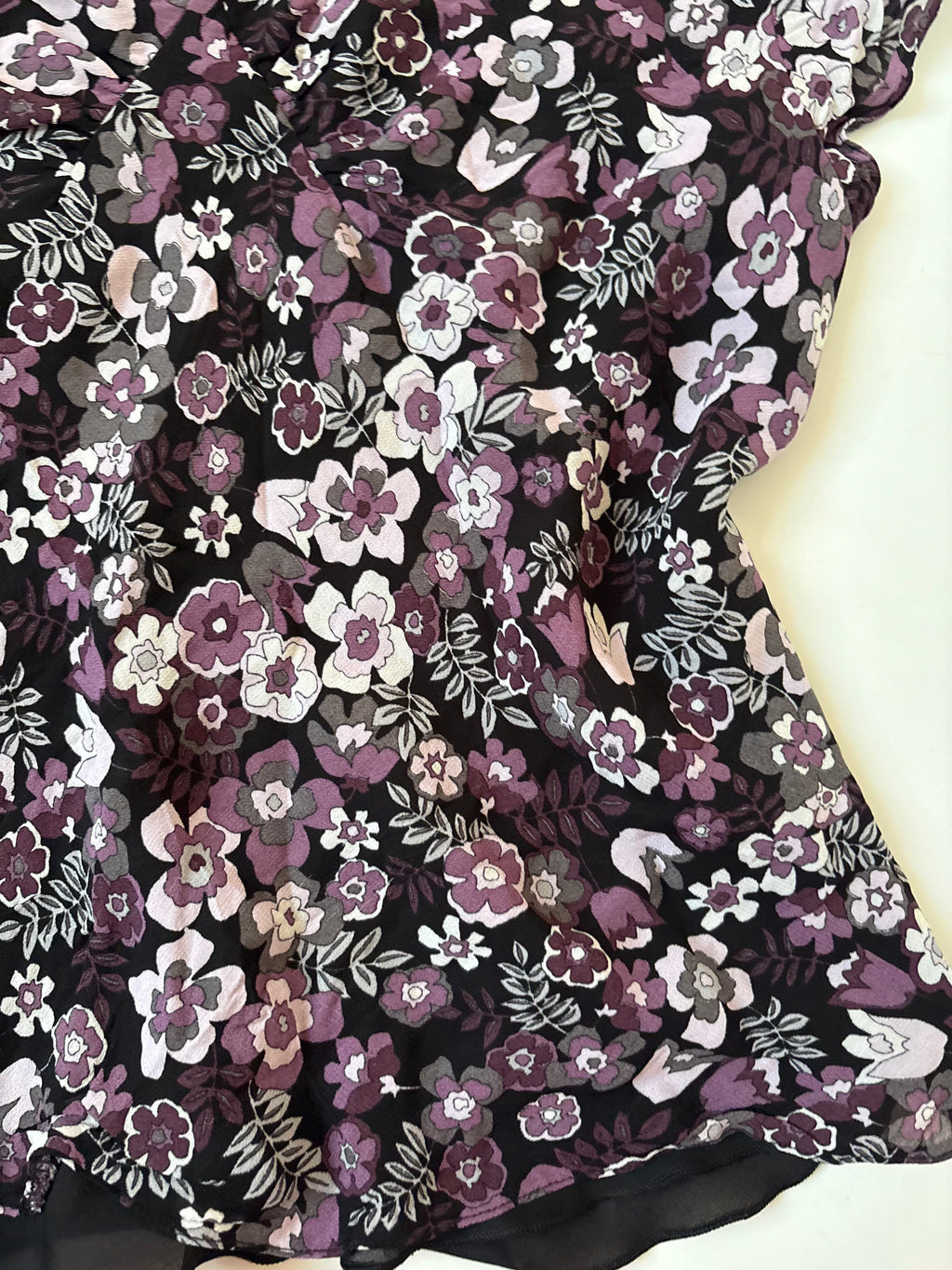 V neck flower top(46-50inch)