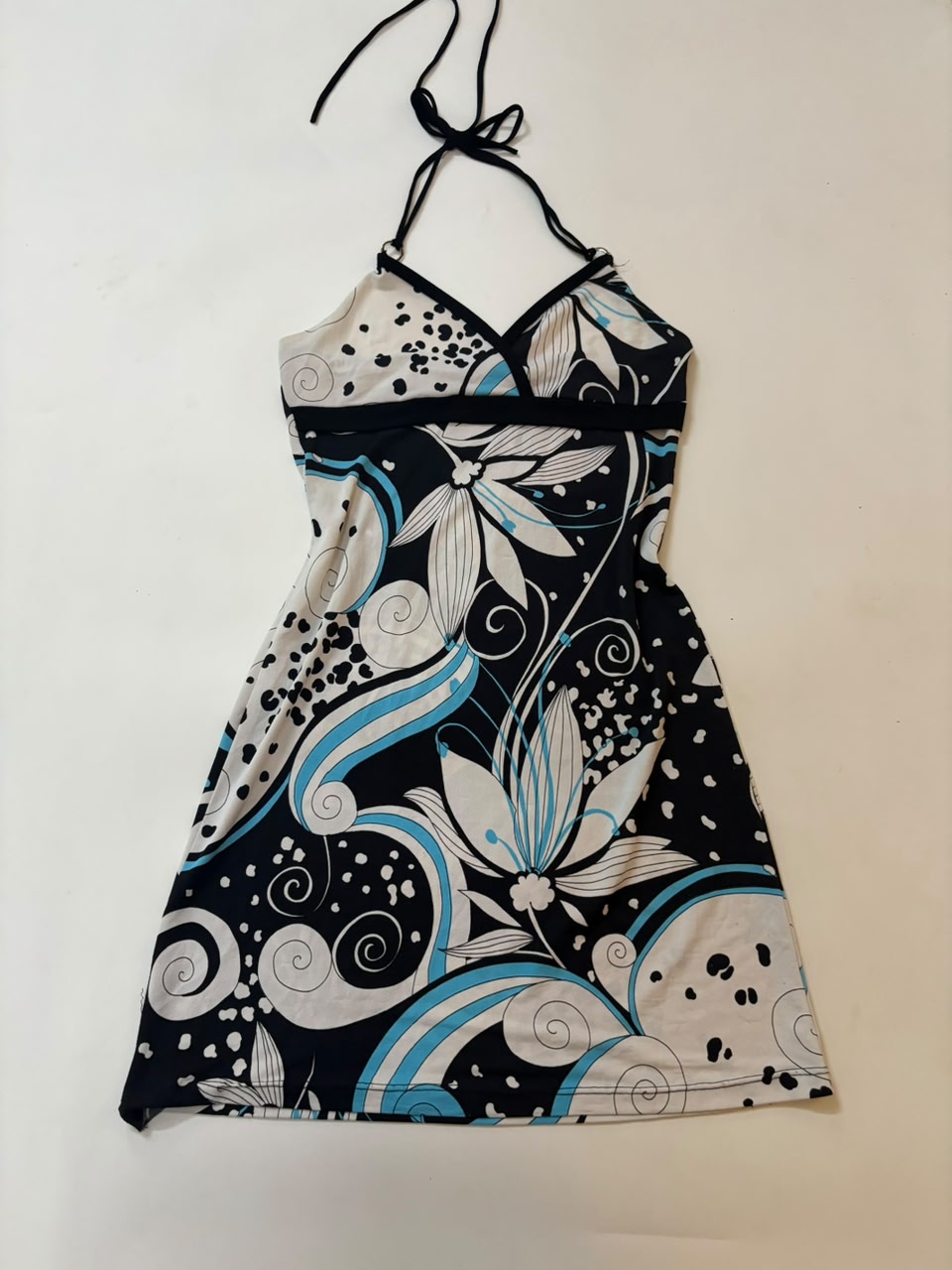 halter neck summer dress(32 inch)