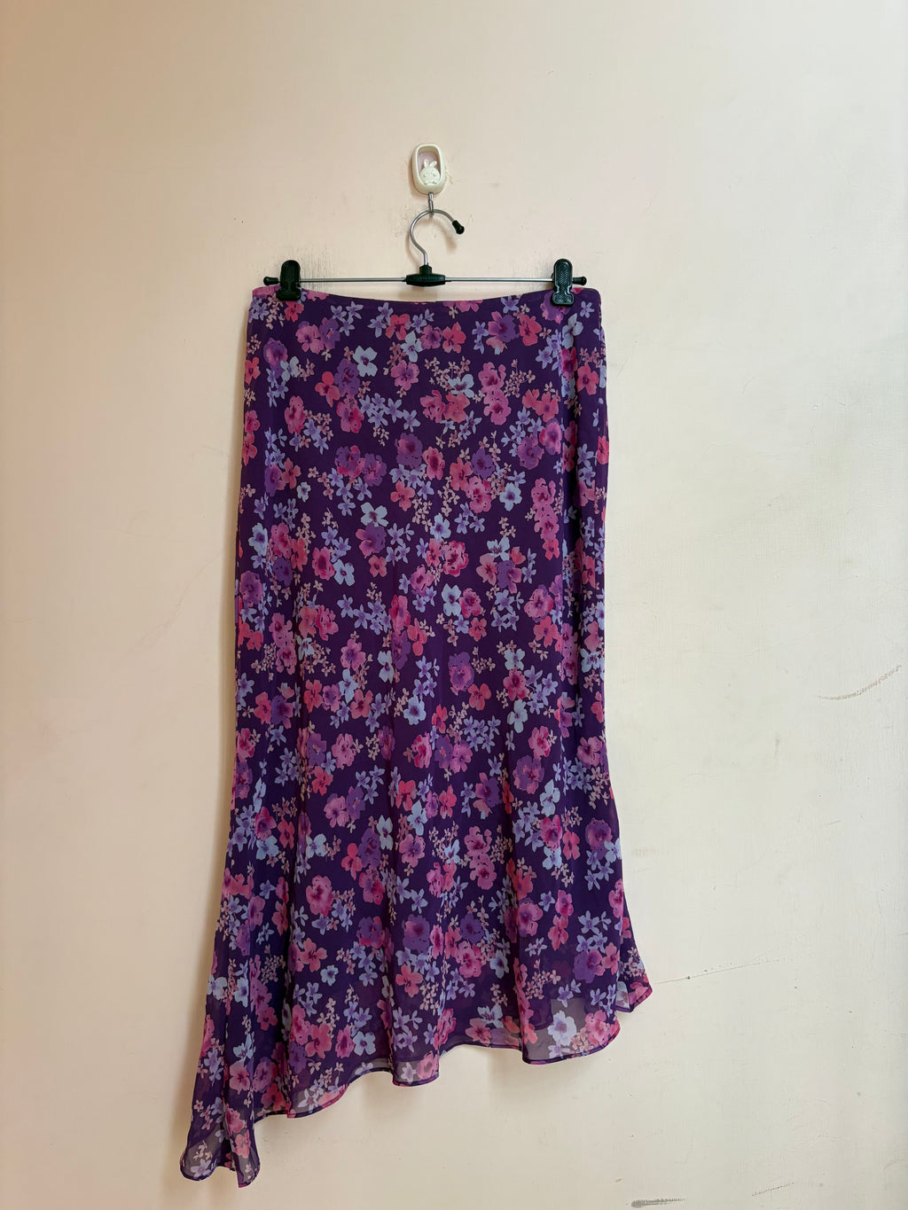 Express purple floral skirt(30-34 inch)