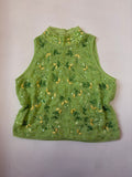 Nice and chic green beaded top(36 inch)