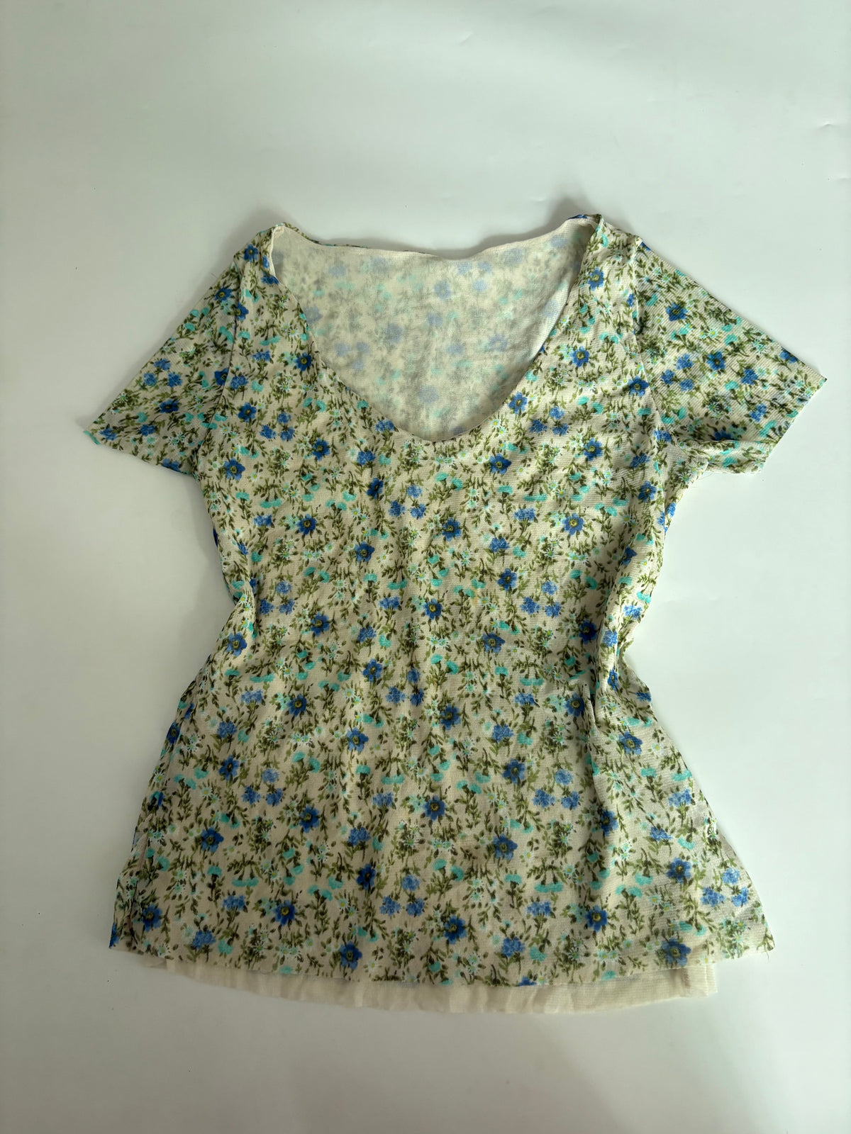Floral beige top(36 inch)