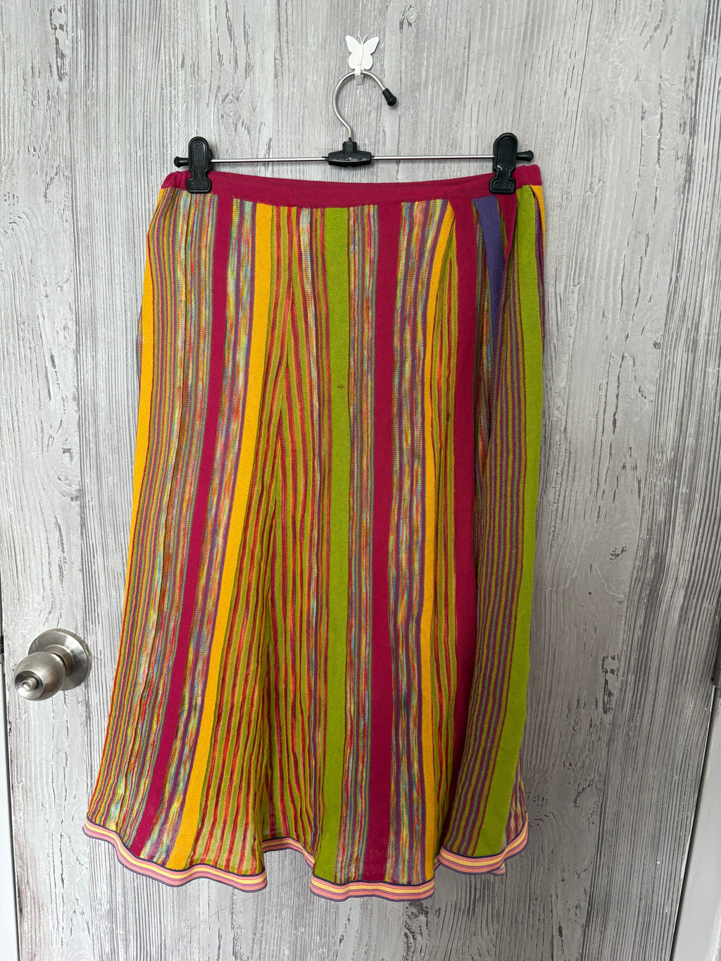 STEFANEL stripped colourful skirt(32-34 inch)