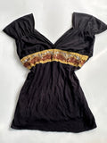sequin v neck top (34inch)