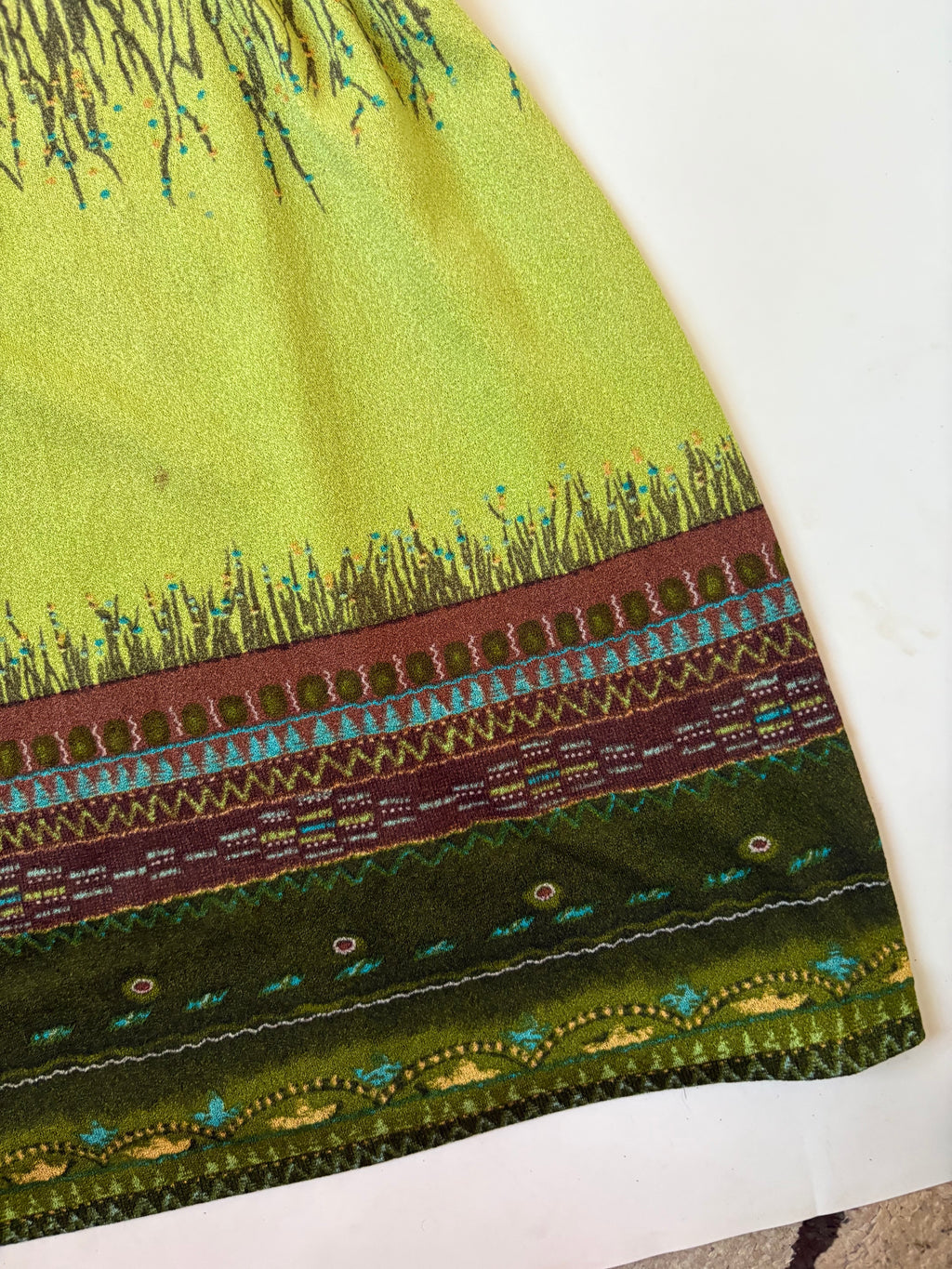 green forest dress ( 34-36inch)
