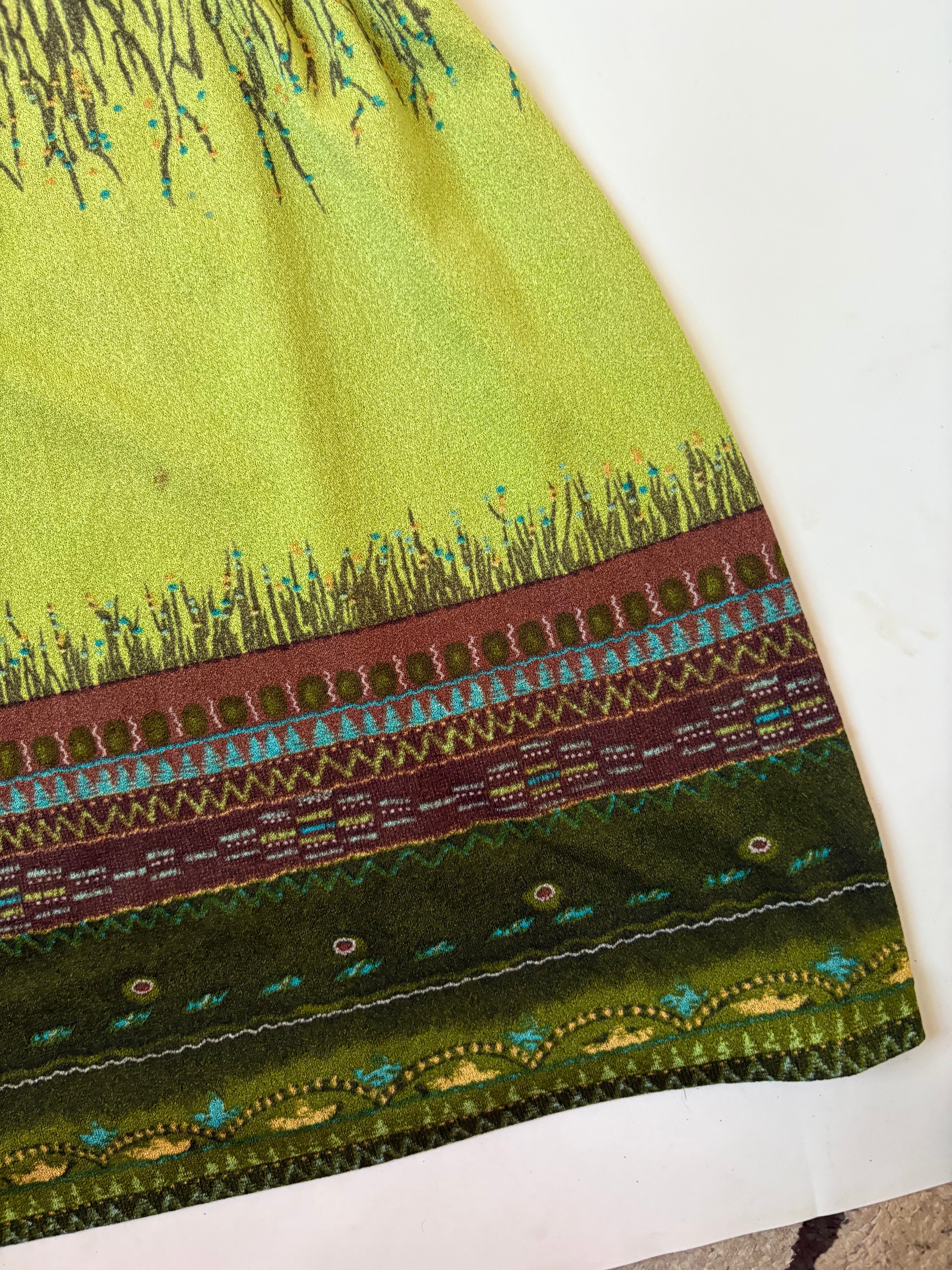 green forest dress ( 34-36inch)