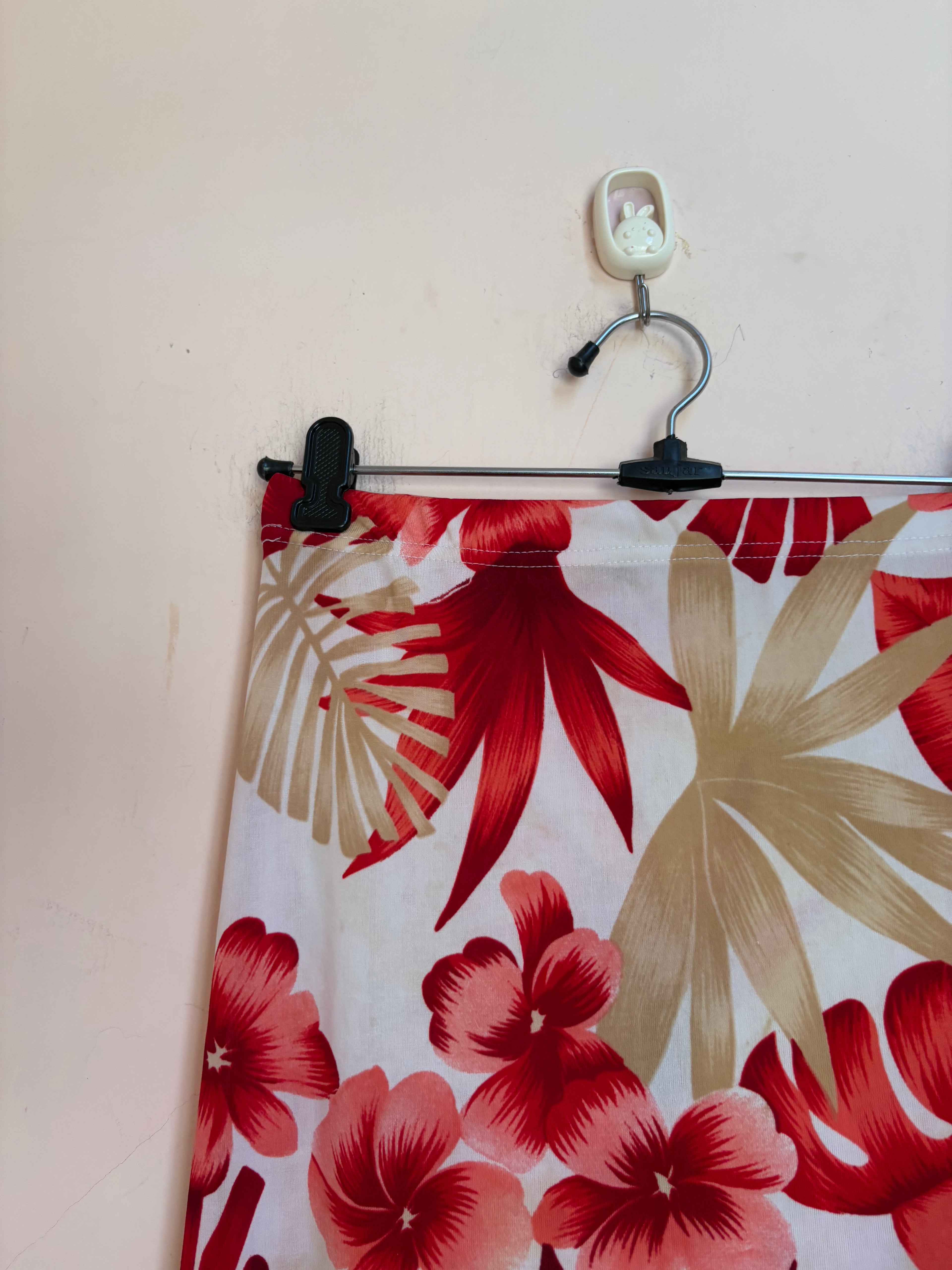 Midi floral skirt(24-28 inch)