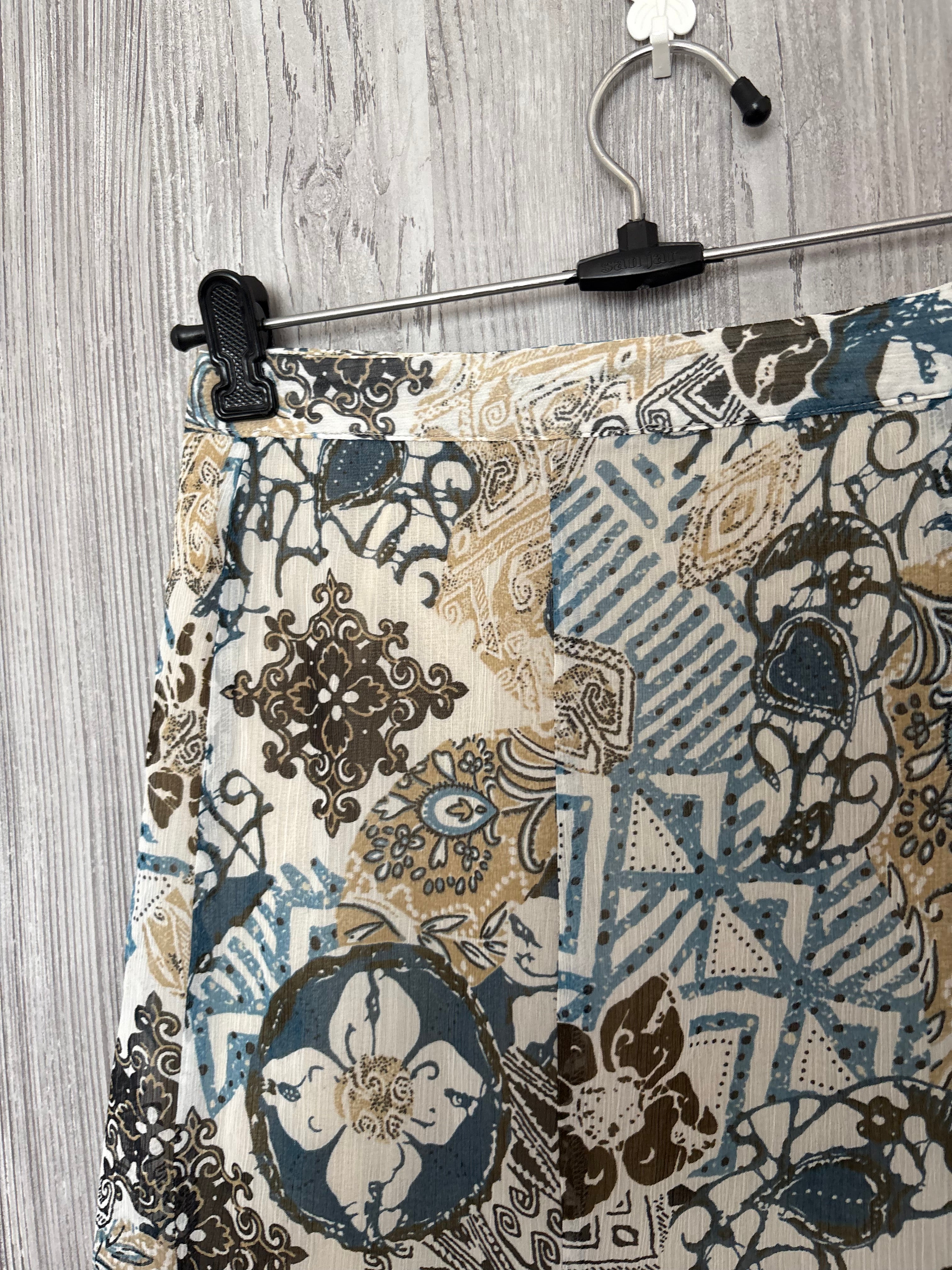 Gina Laura printed flare skirt(33inch)