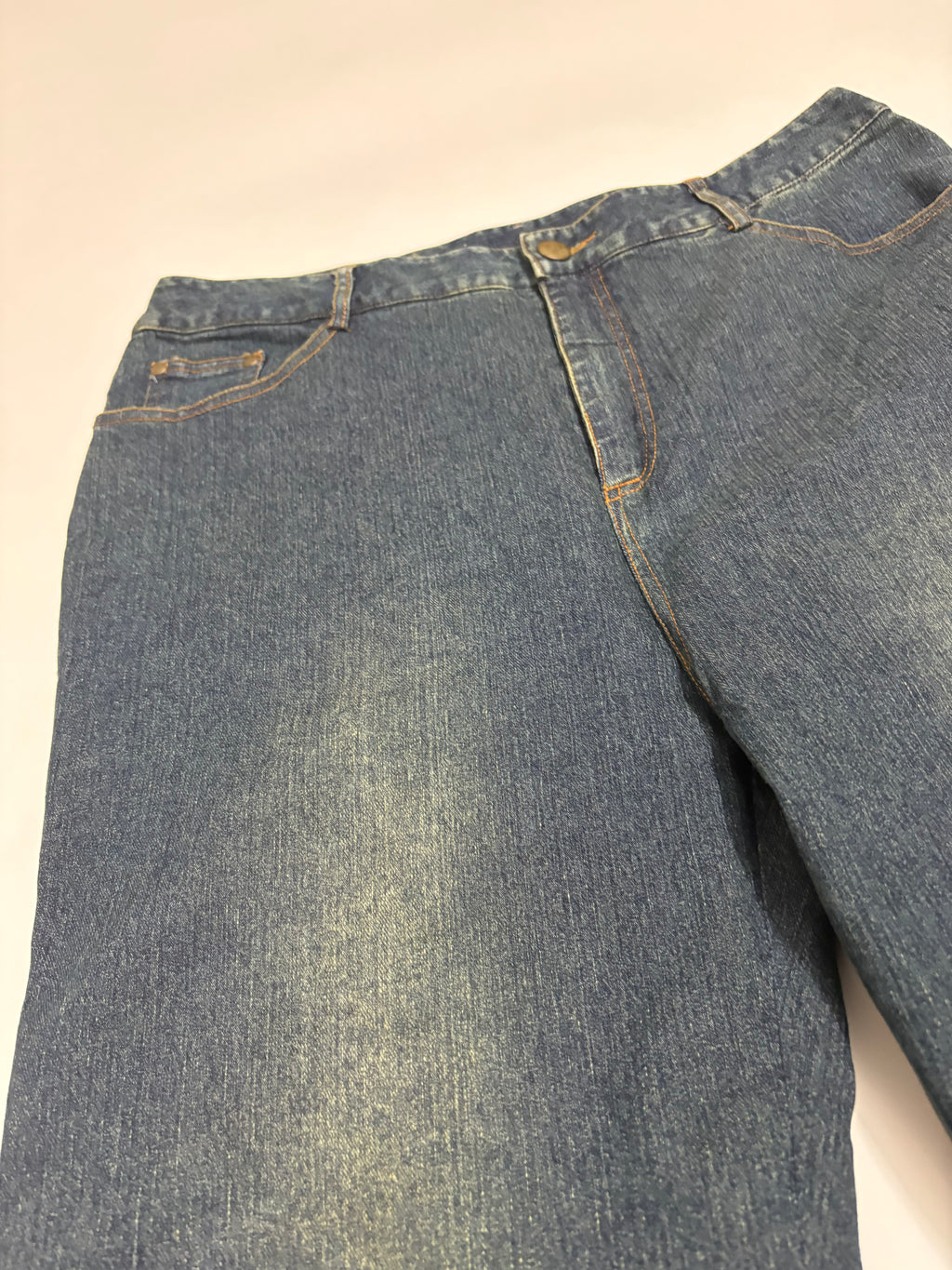 bottom lace high rise jeans (32inch)