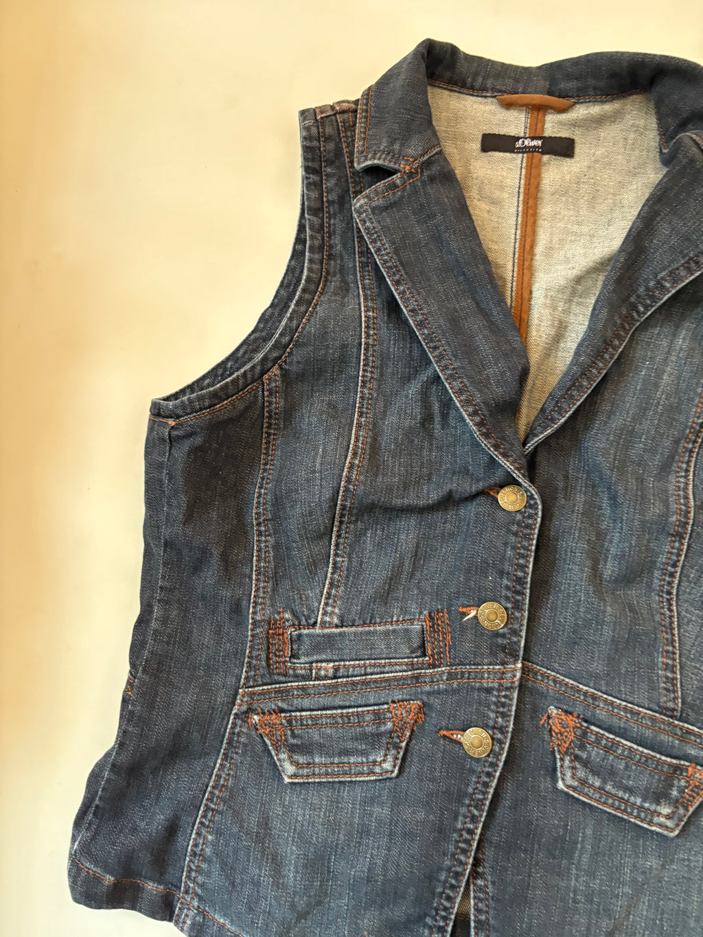 S.oliver blue vest(42 inch)