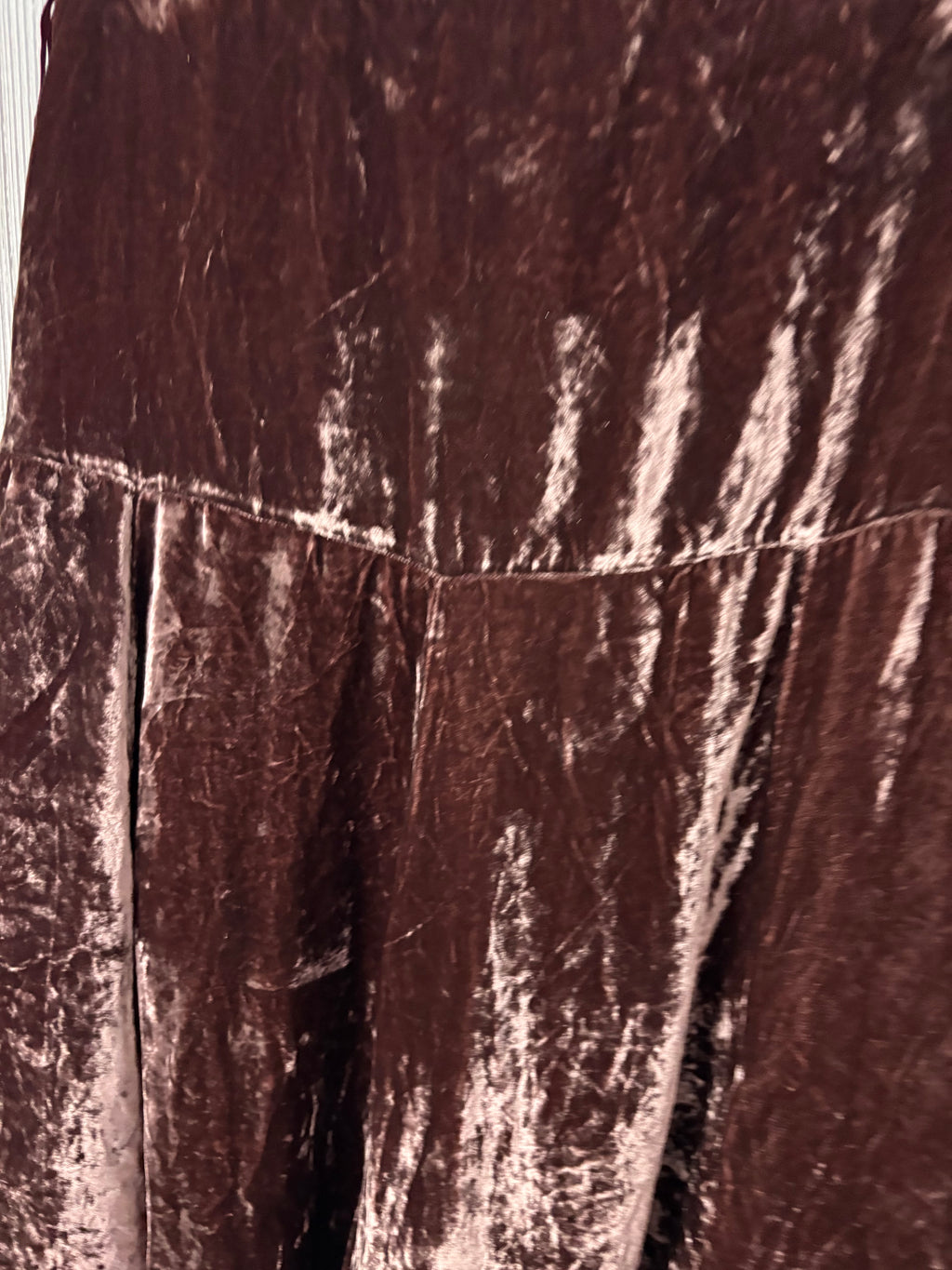 gionane brown velvet skirt ( 30inch)