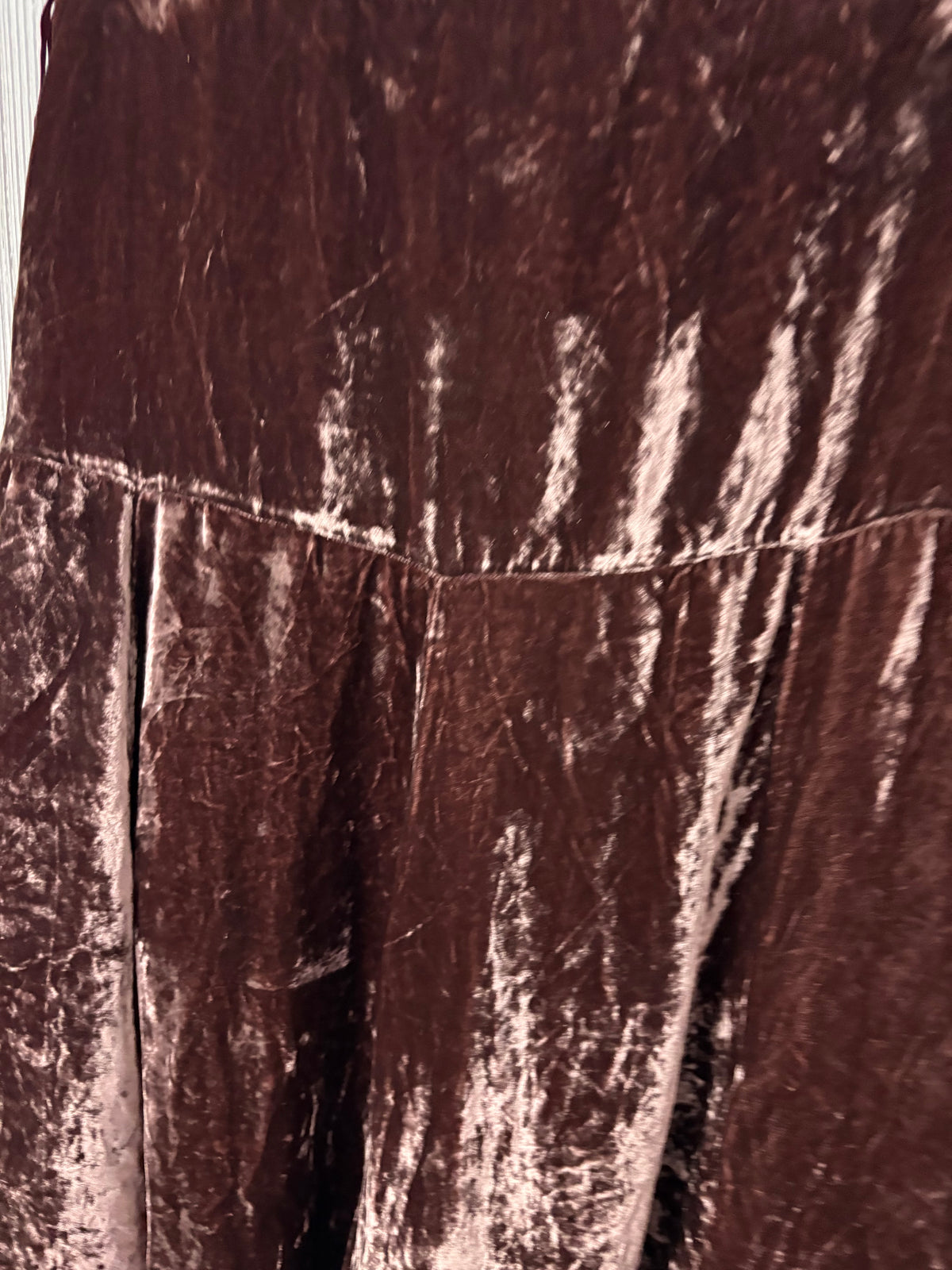 gionane brown velvet skirt ( 30inch)