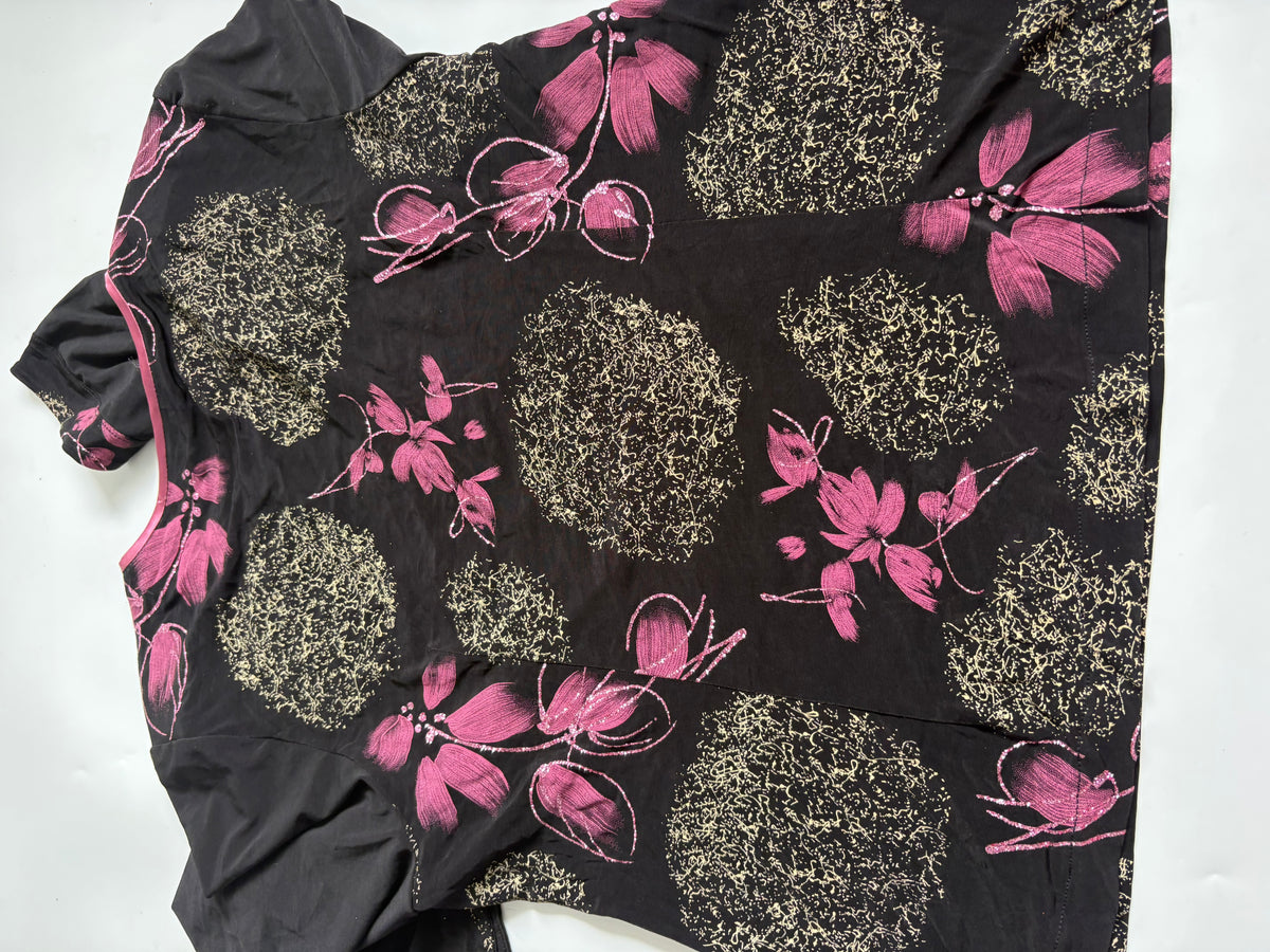 SANDY shimmer top with shoulder pads(44-48 inch)