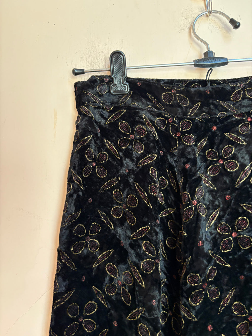 Black velvet fairy core skirt(26 inch)