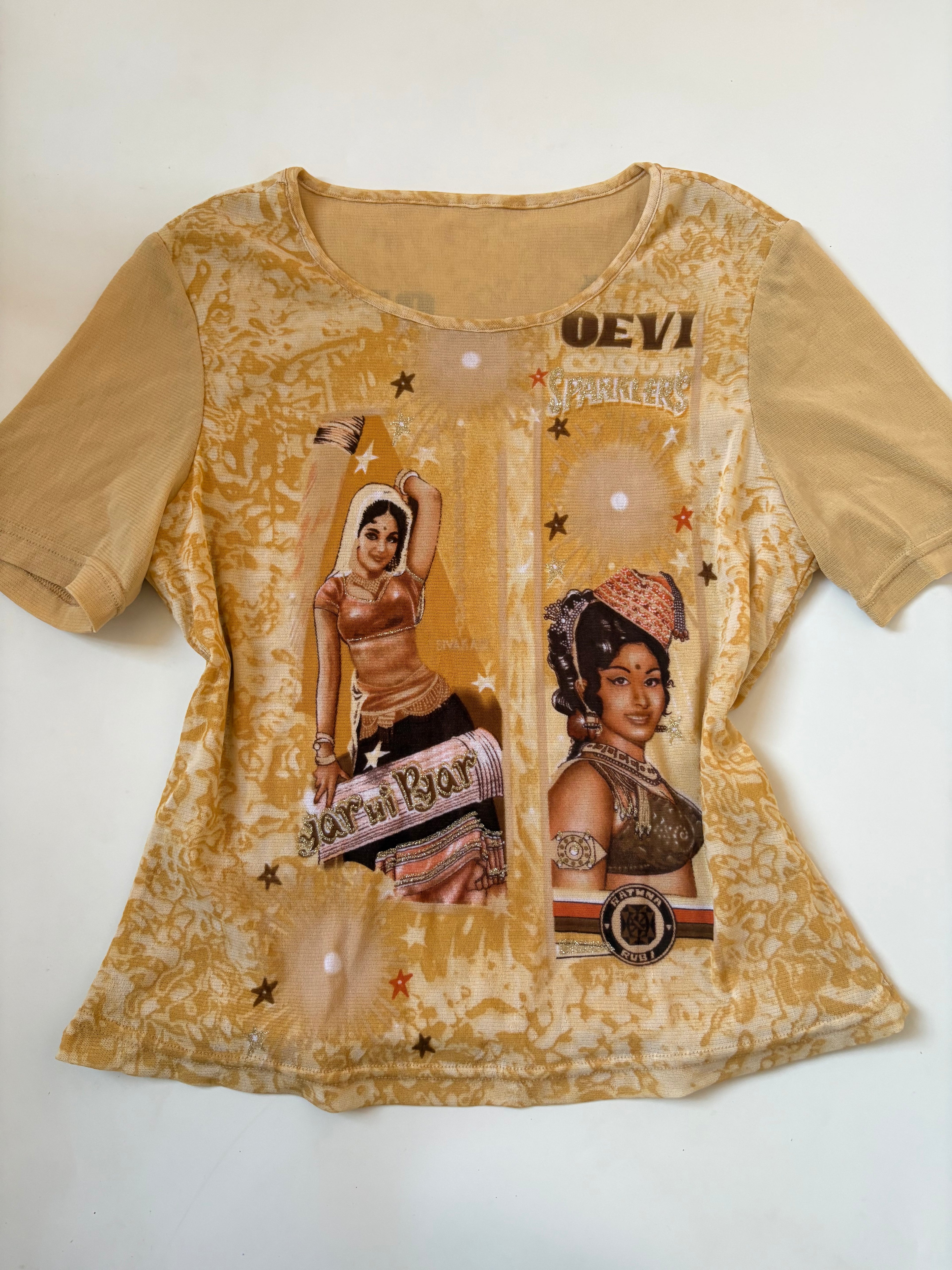 orange figure top(34-38 inch)