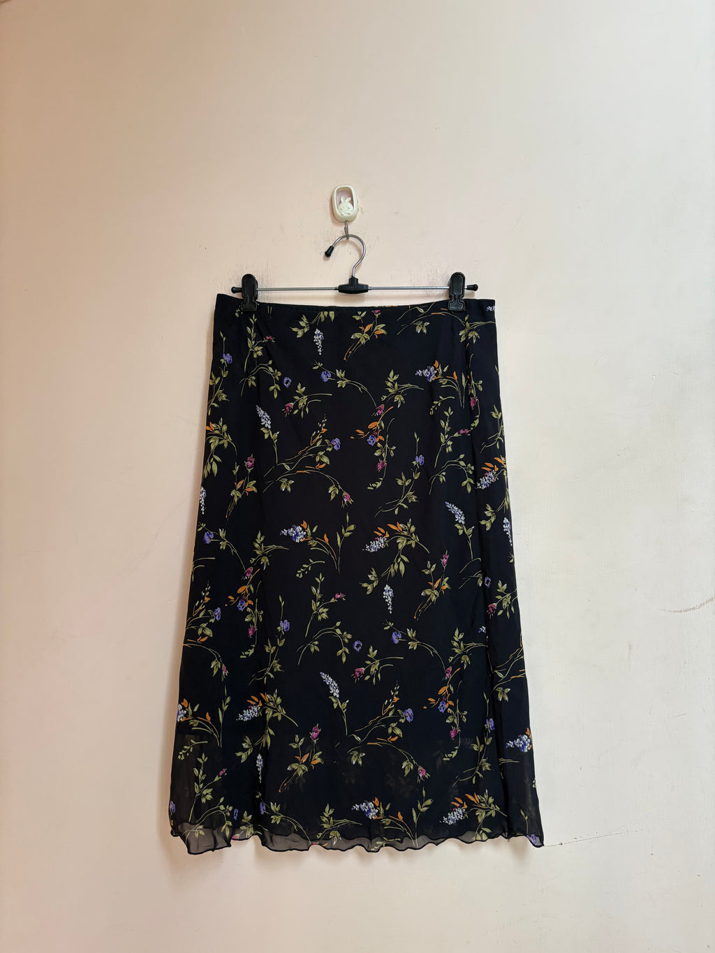 Black floral top(32-36 inch)