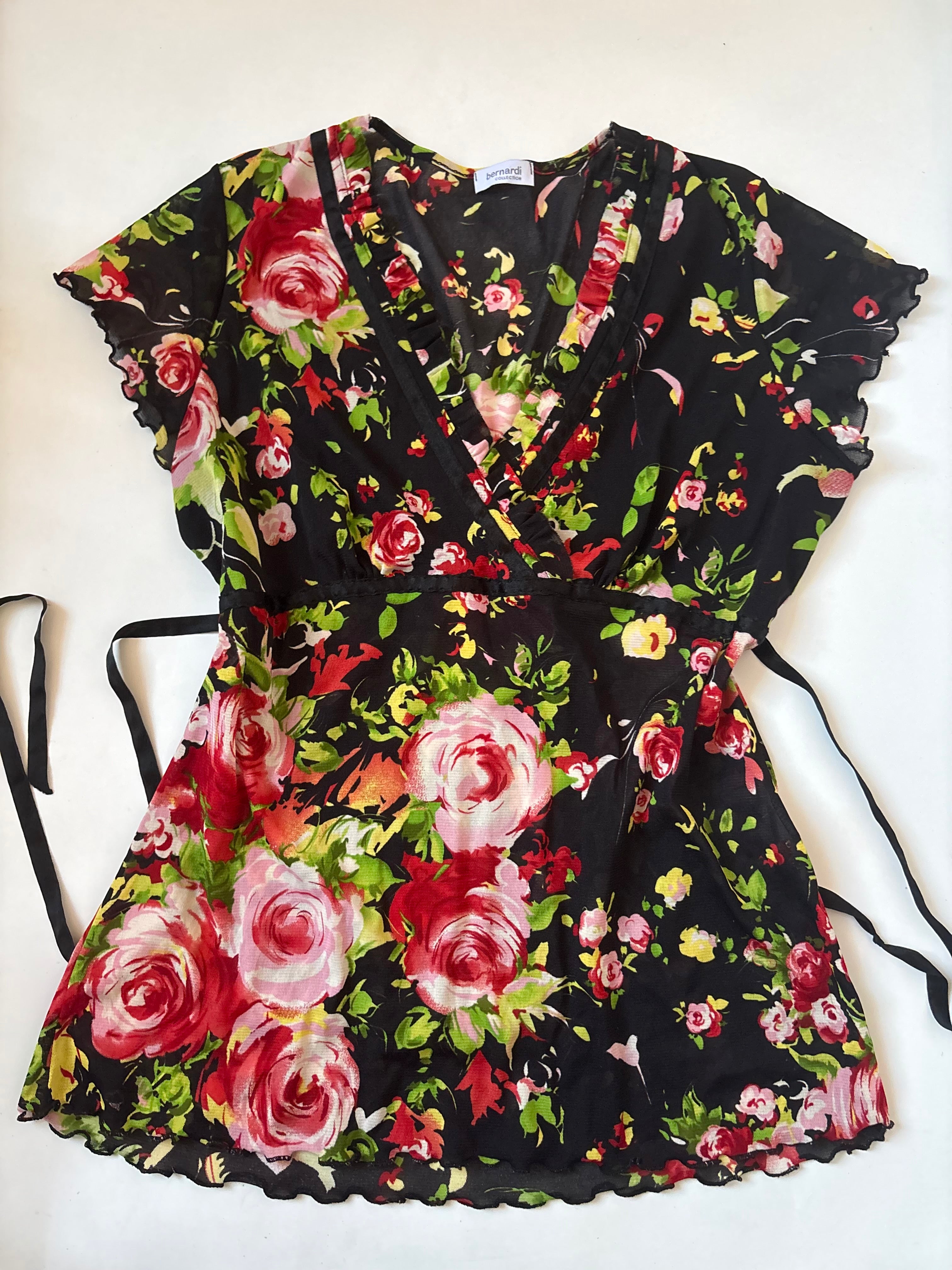 BERNARDI floral top(42-46 inch)