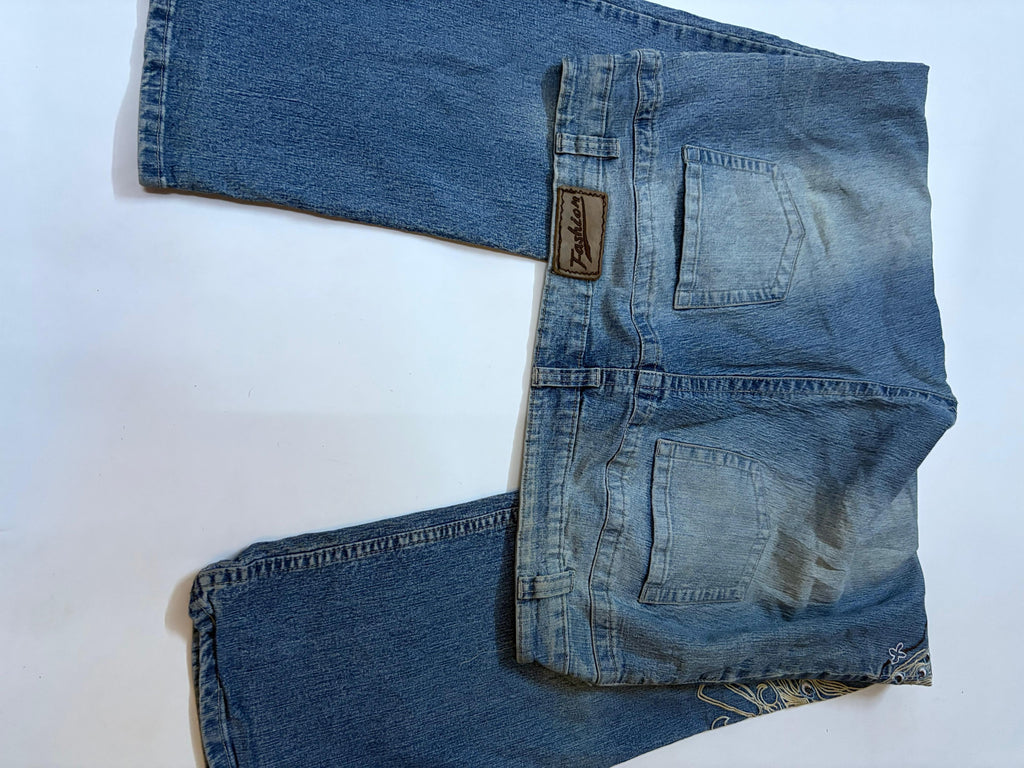 Fashion high rise jeans(38-44 inch)