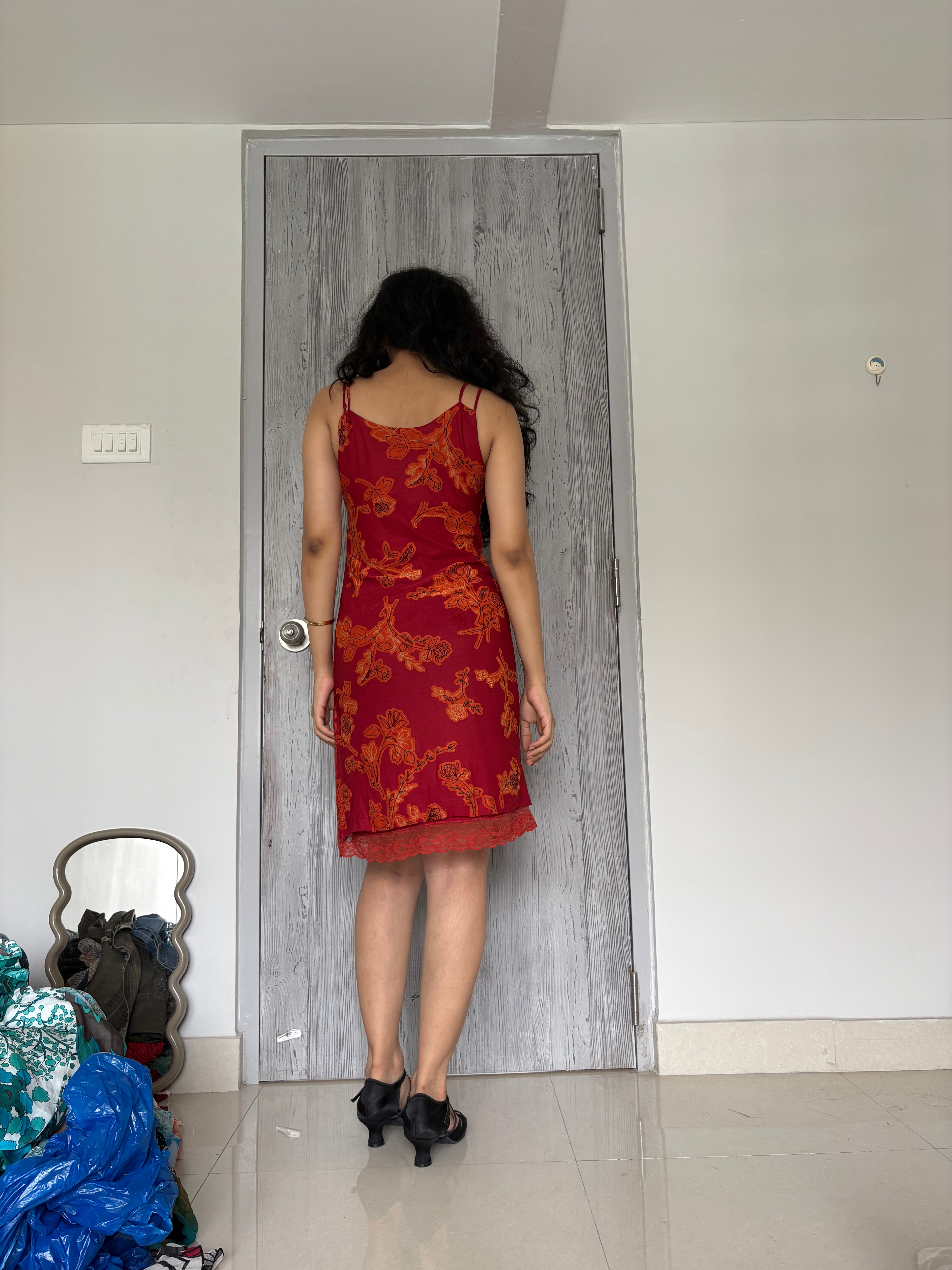 orange dress (34inch)