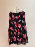 Leaves black skirt(38-40 inch)