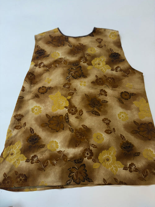 Brown floral top(42 inch)