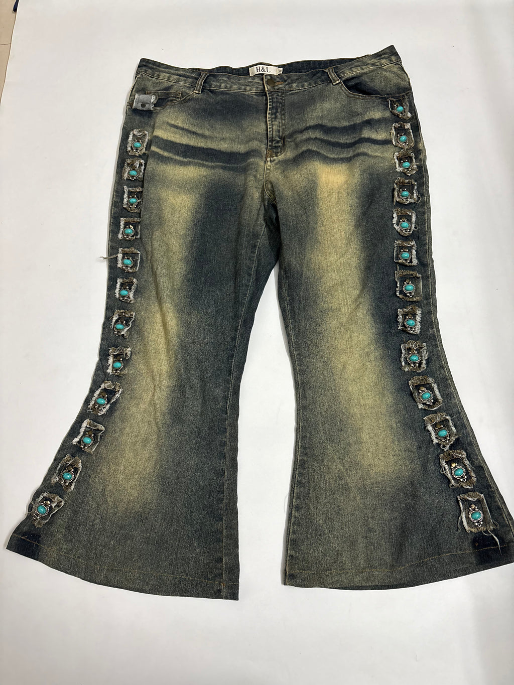 H&L beaded high rise jeans(40 inch)