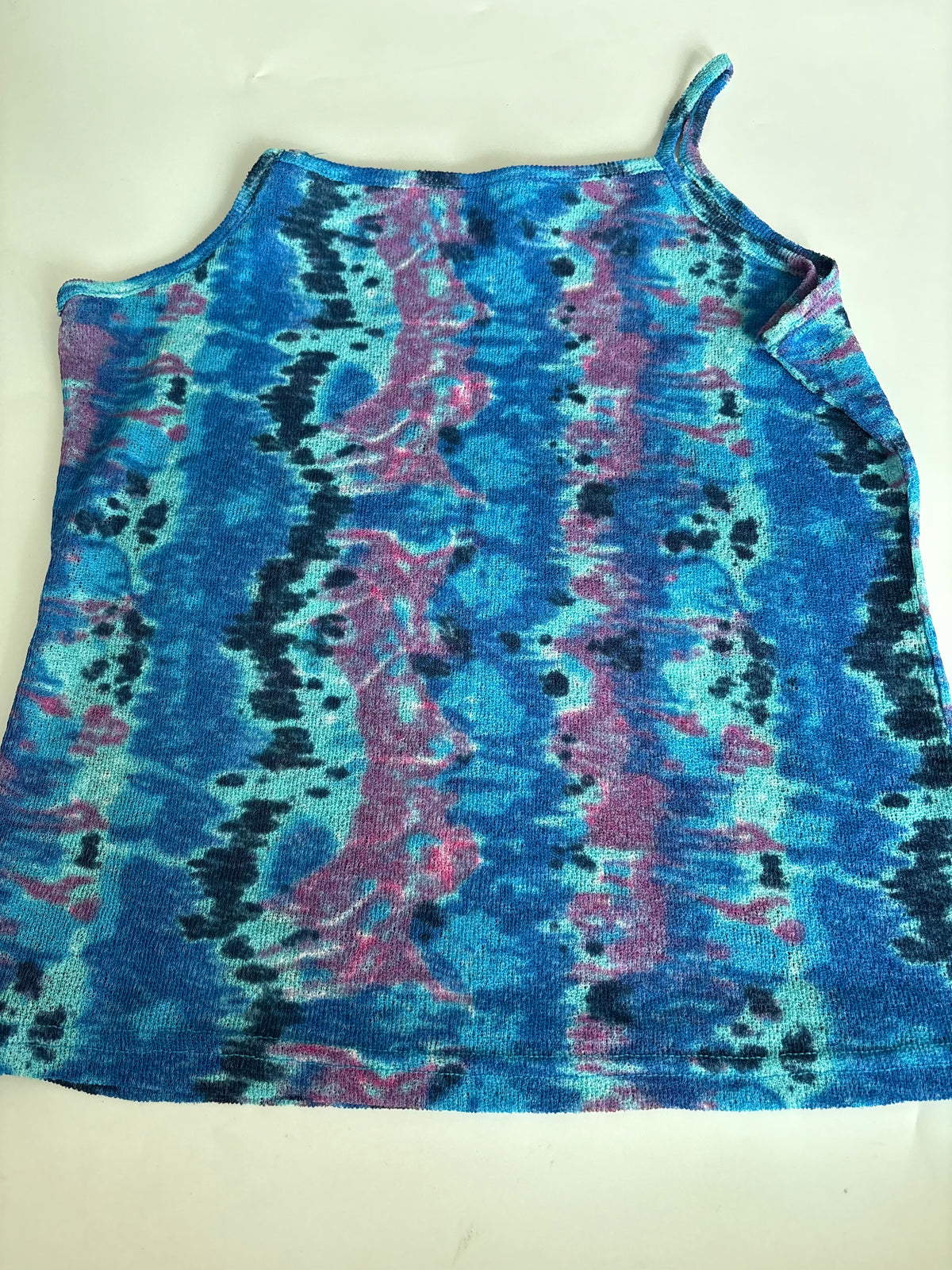 Tie dye blue cami top(34-38 inch)