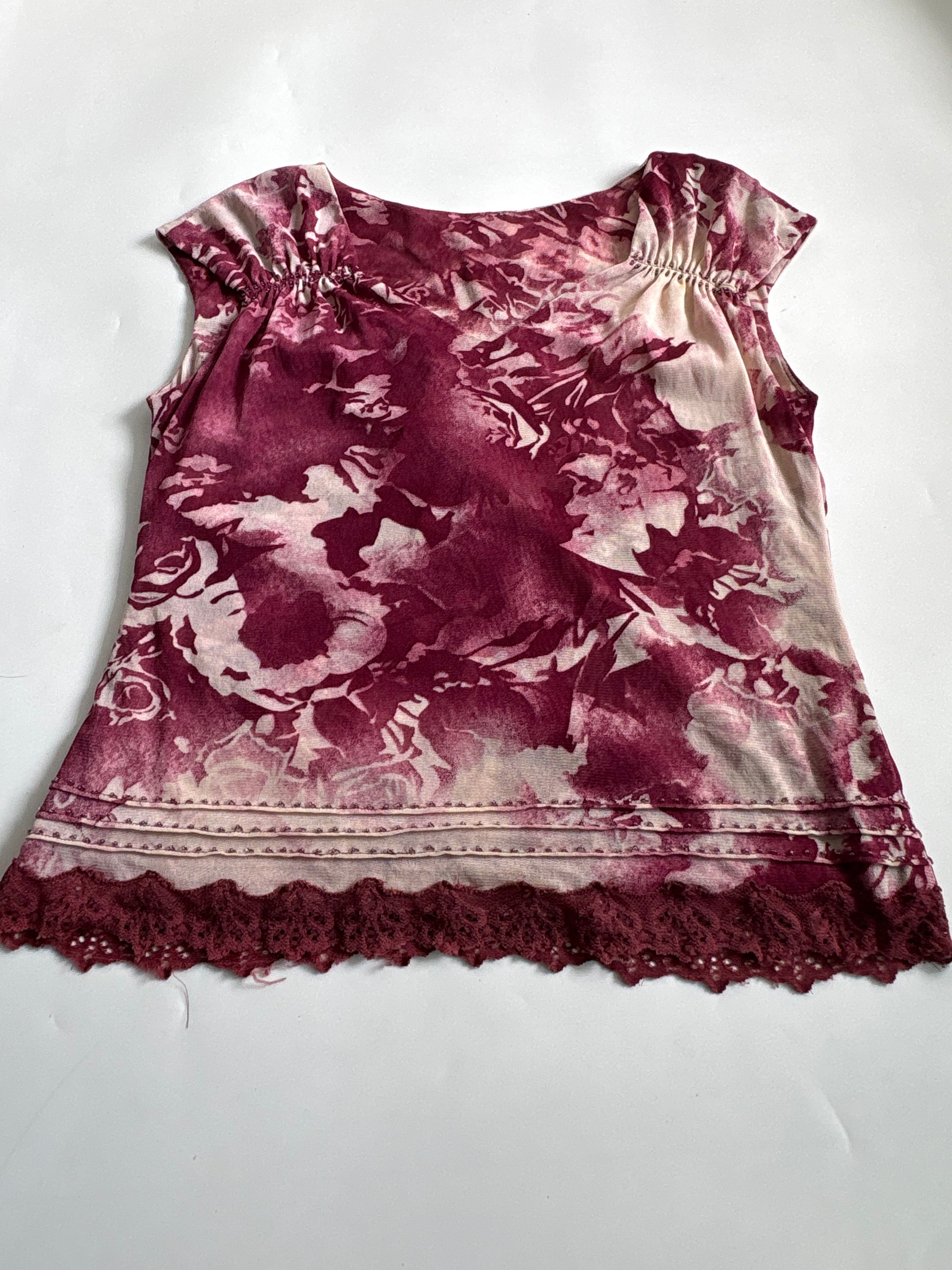 hides an burgundy top (40-44inch)
