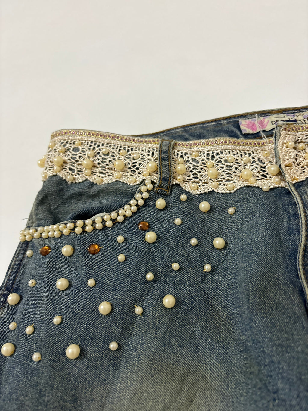 pearl low rise vintage jeans (32inch)