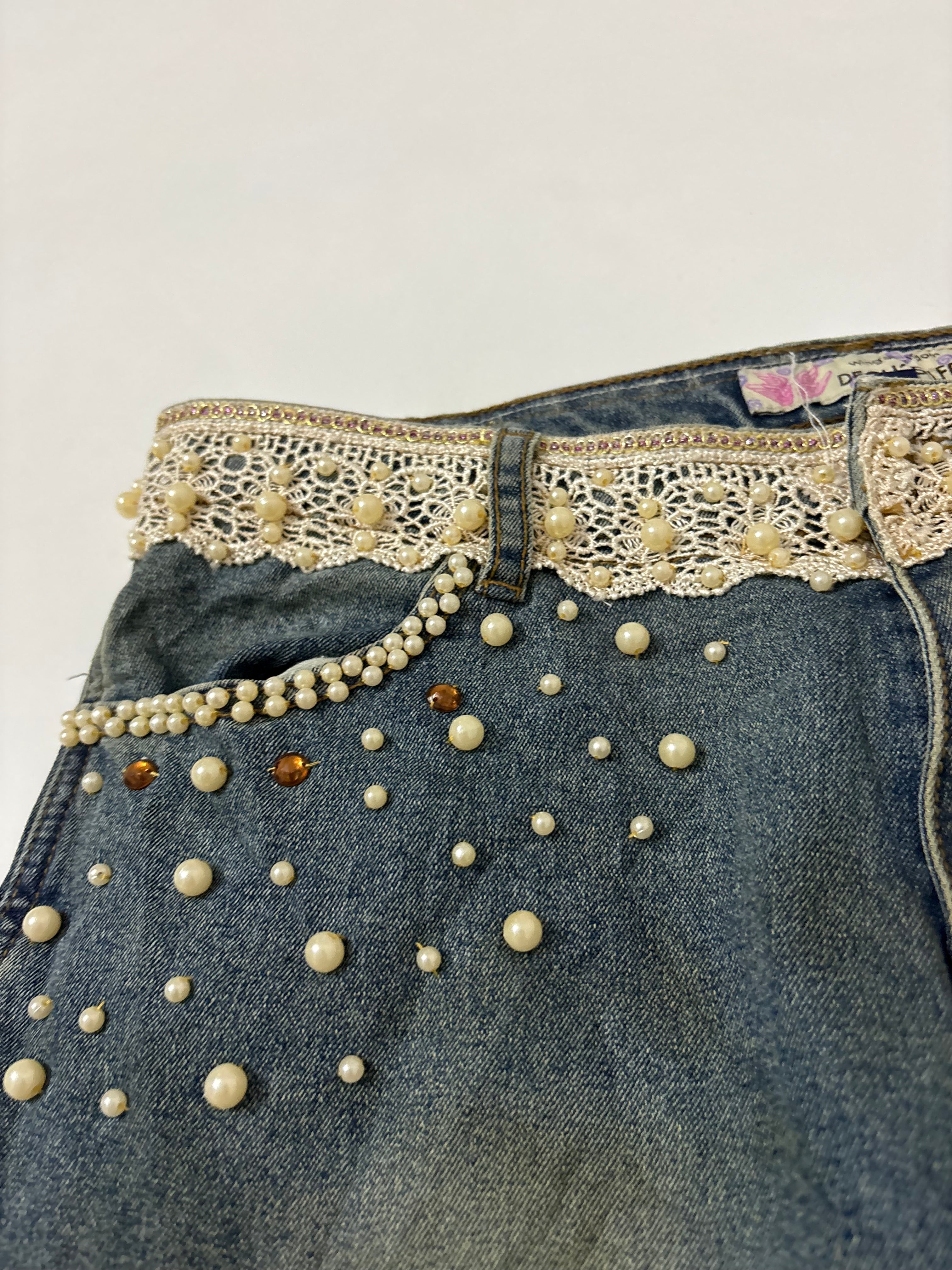 pearl low rise vintage jeans (32inch)