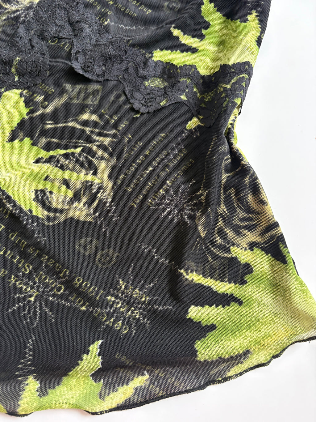 green cami top (30-32inch)