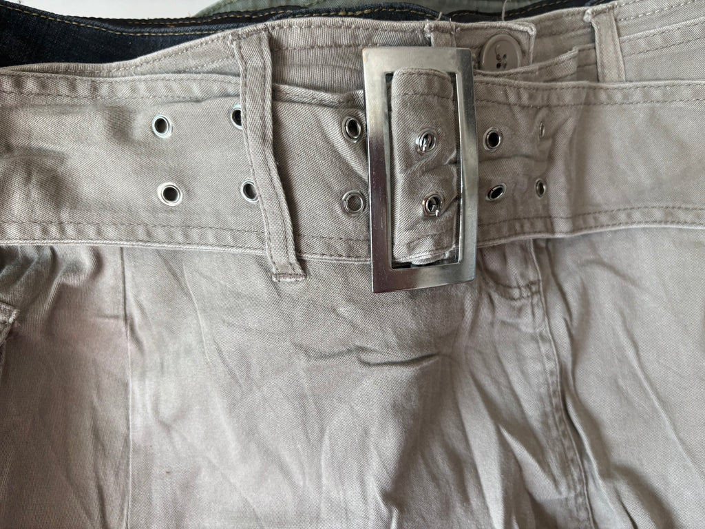 Calzedonia cobey beige belt mini skort(28-32inch)