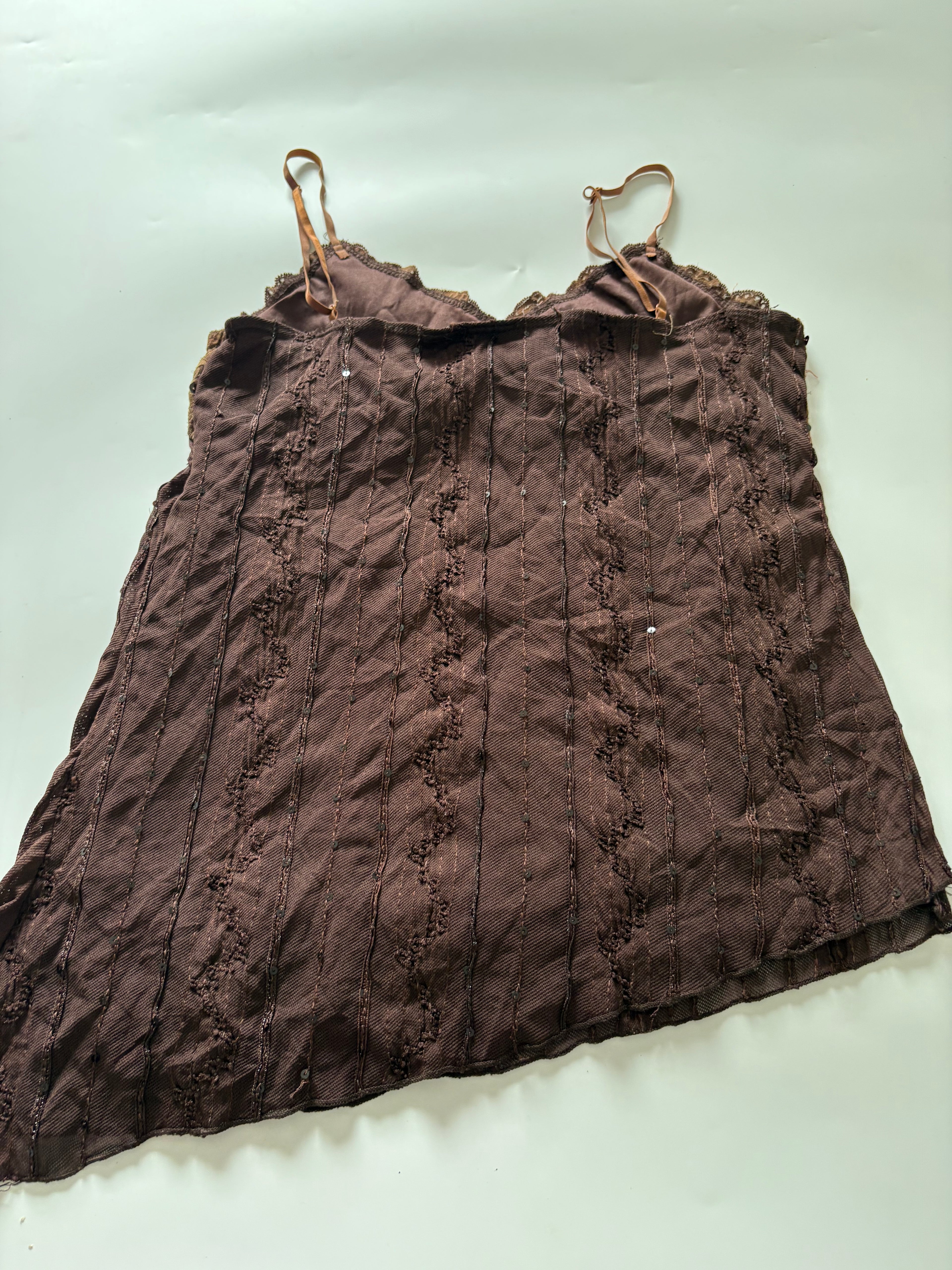 MOA brown cami top(36-38inch)