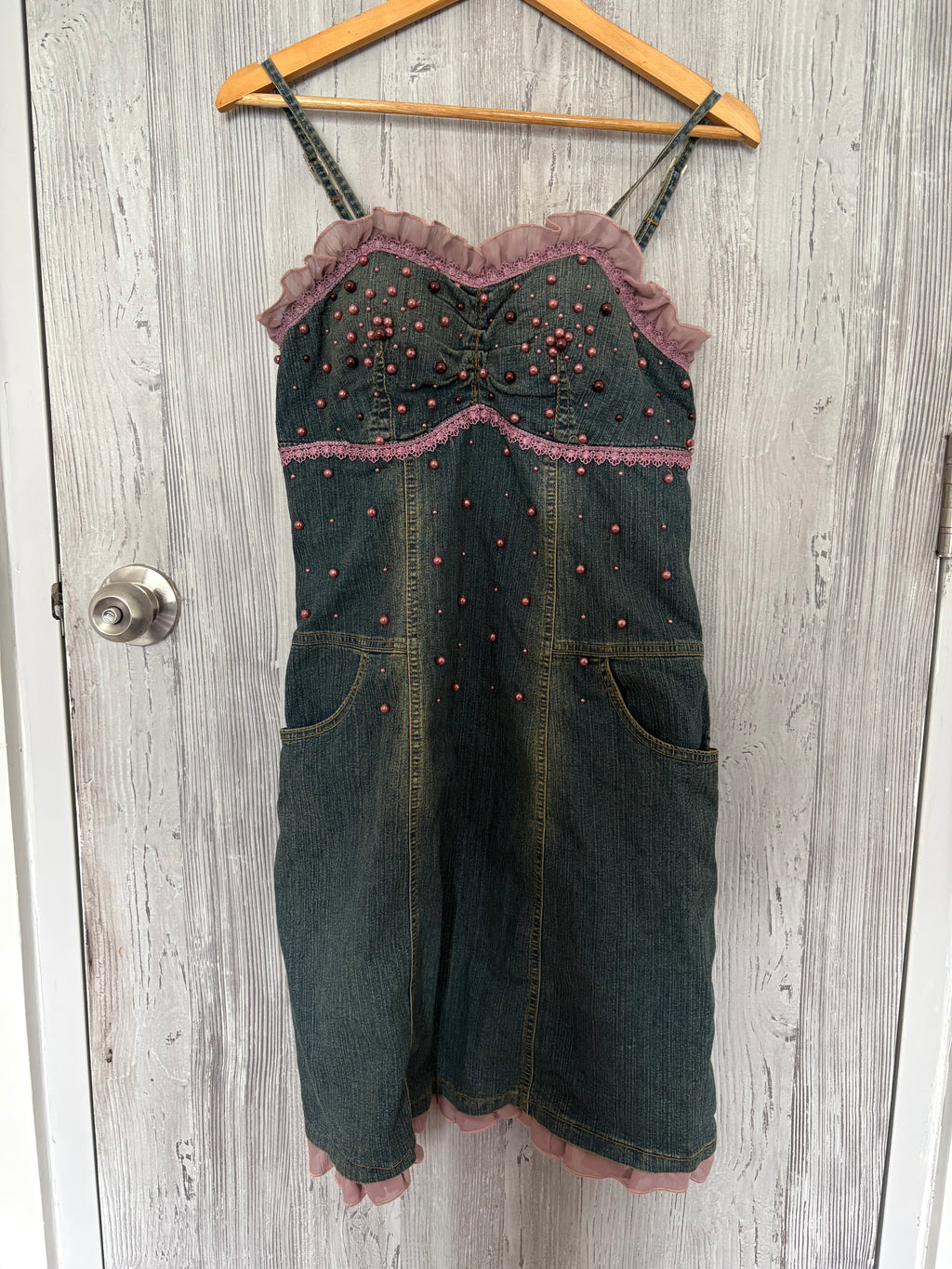 RI NONG JEANS denim dress(34 inch)