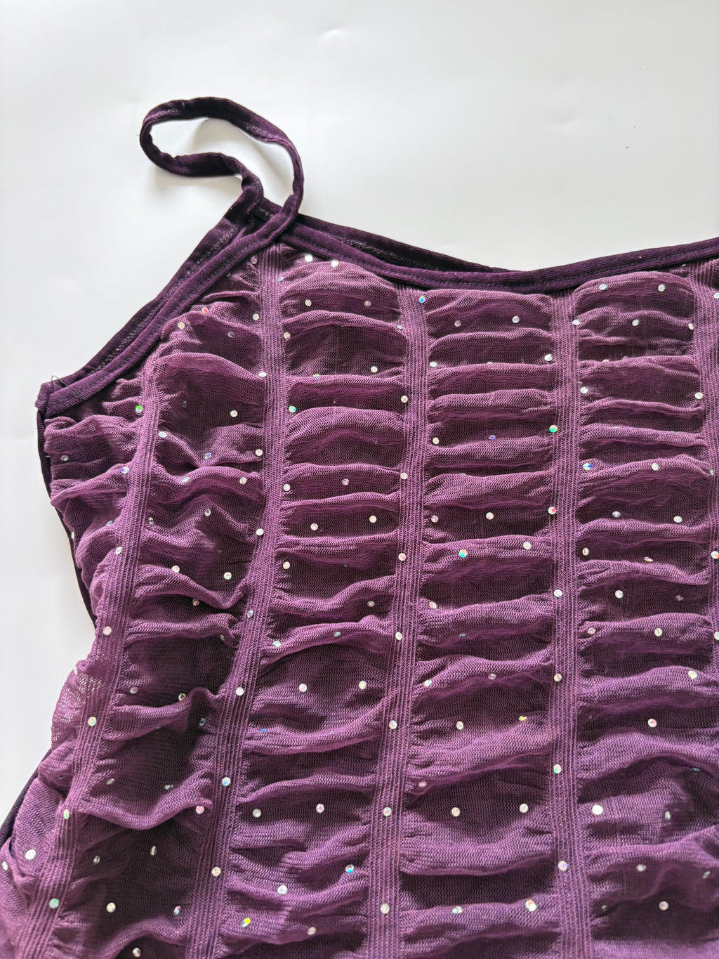 Purple shiny top(30 inch)