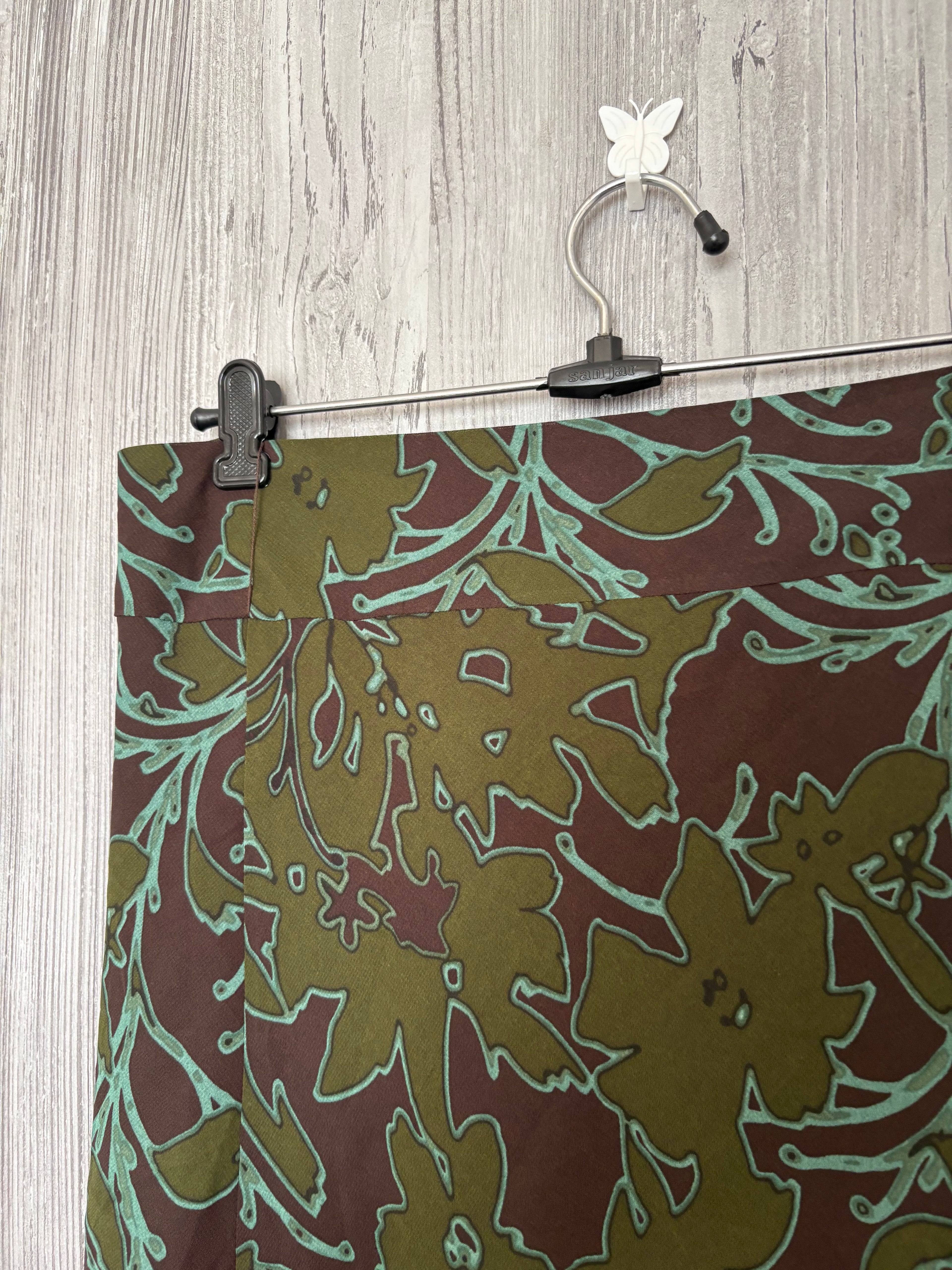 Olive asymmetrical skirt(32inch)