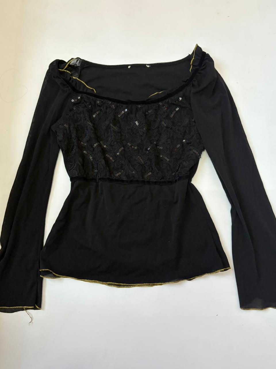 fairy black full sleeve top(36-40inch)