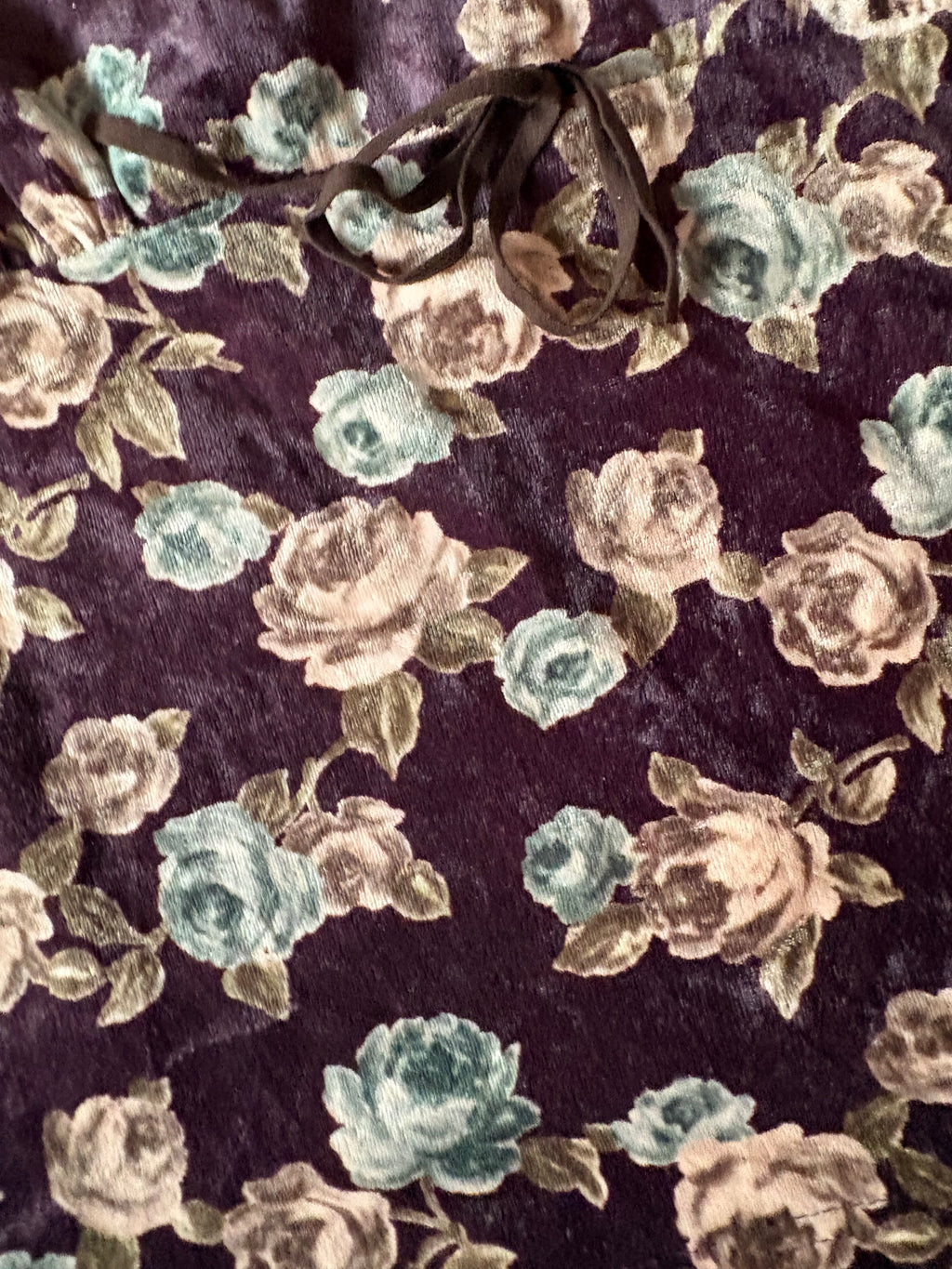 purple velvet top (36-38inch)