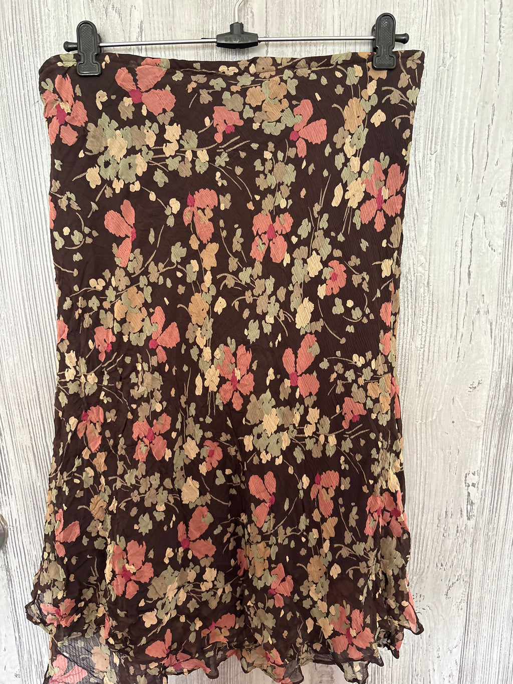 Ralph Lauren 100% silk floral skirt ( 30inch)