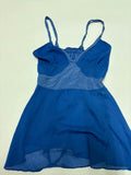 blue cami top (34-36inch)