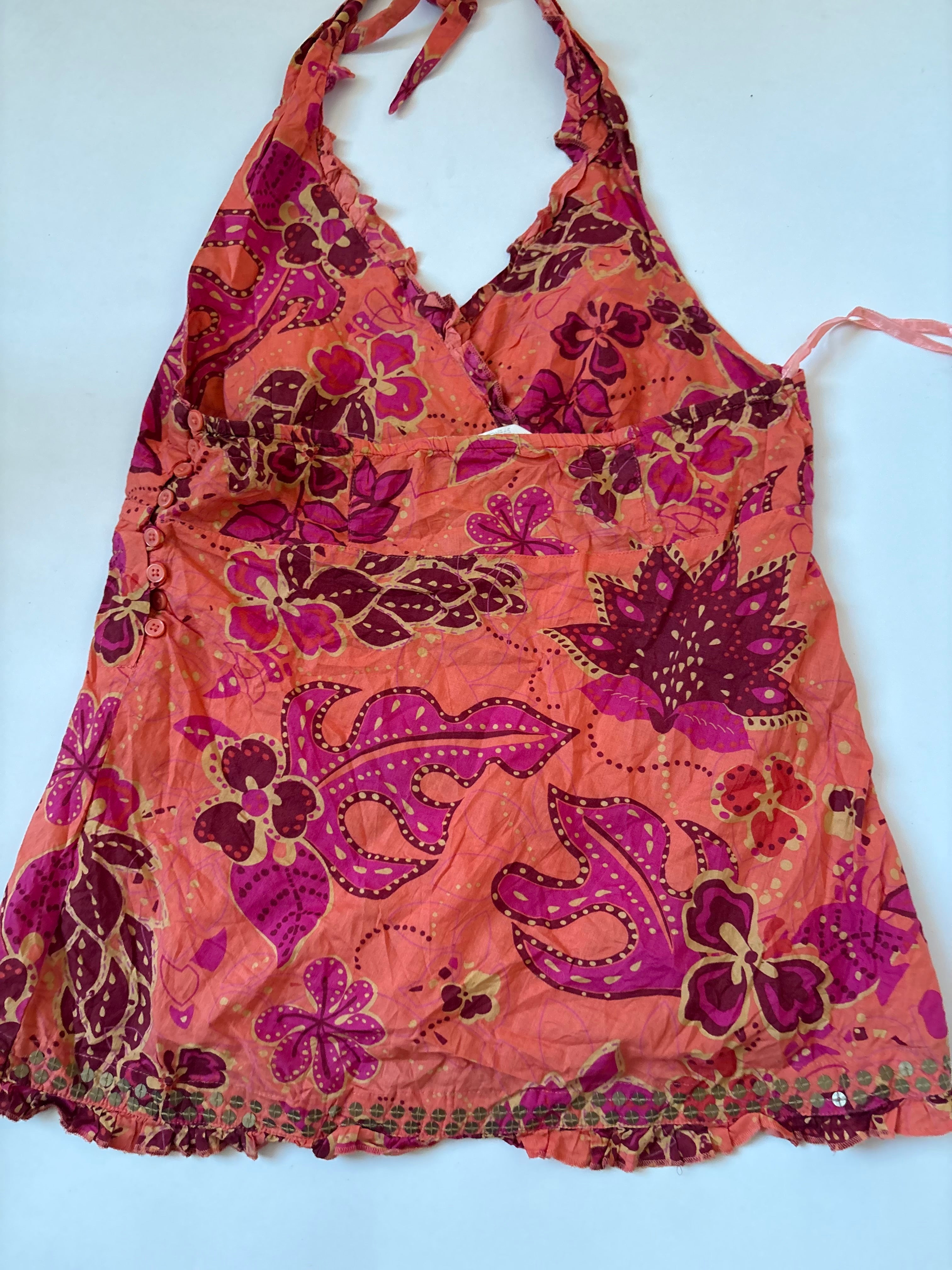 MARKS AND SPENCER floral top(34 inch)