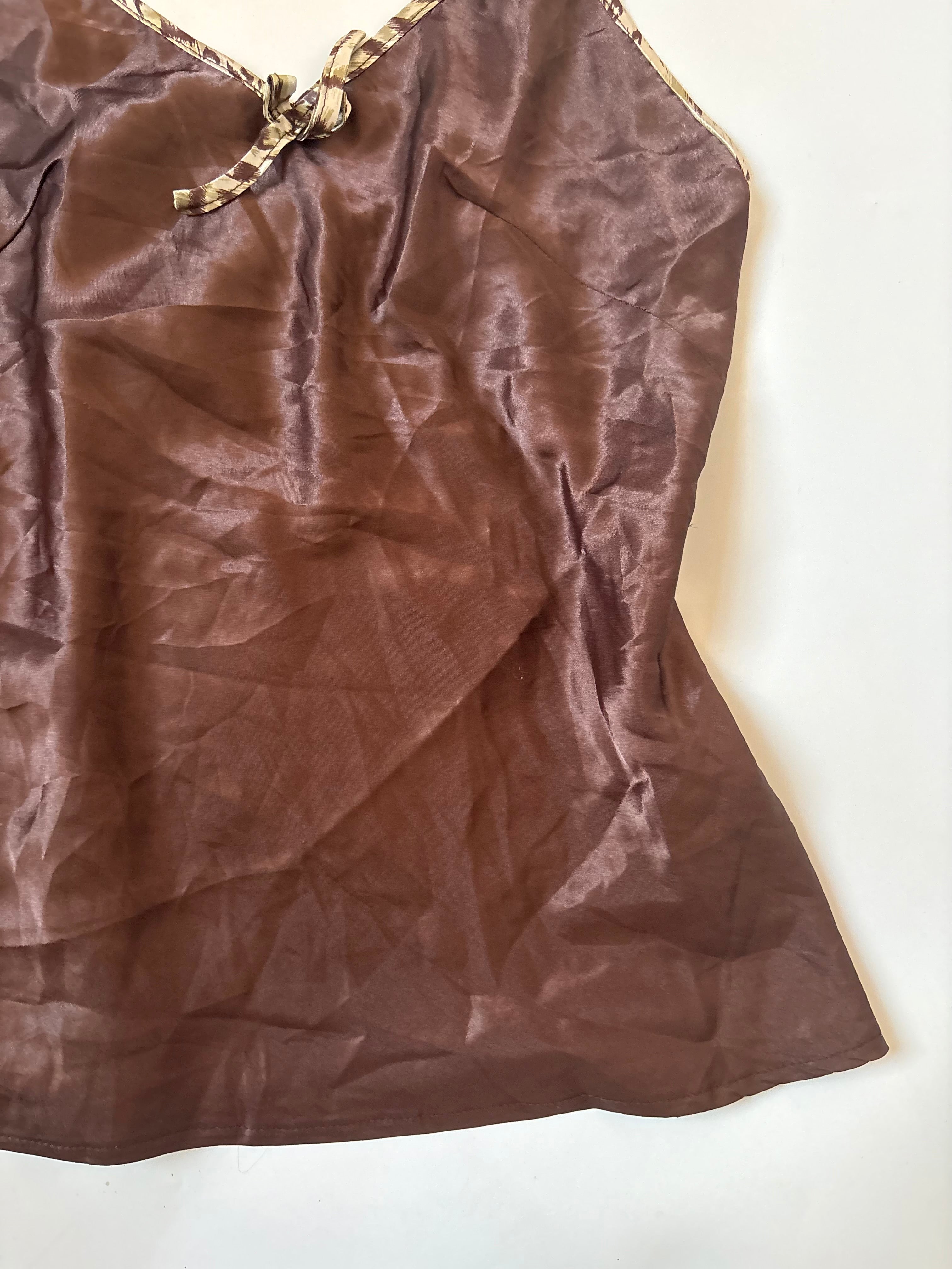 Brown cami top(32-34 inch)