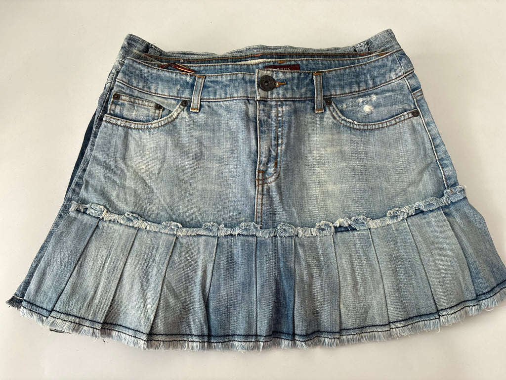 OASIS JEANS flared mini skirt(30 inch)