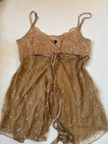 X:S CLOTHING golden shiny top(34 inch)